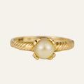 Twist Pearl Ring