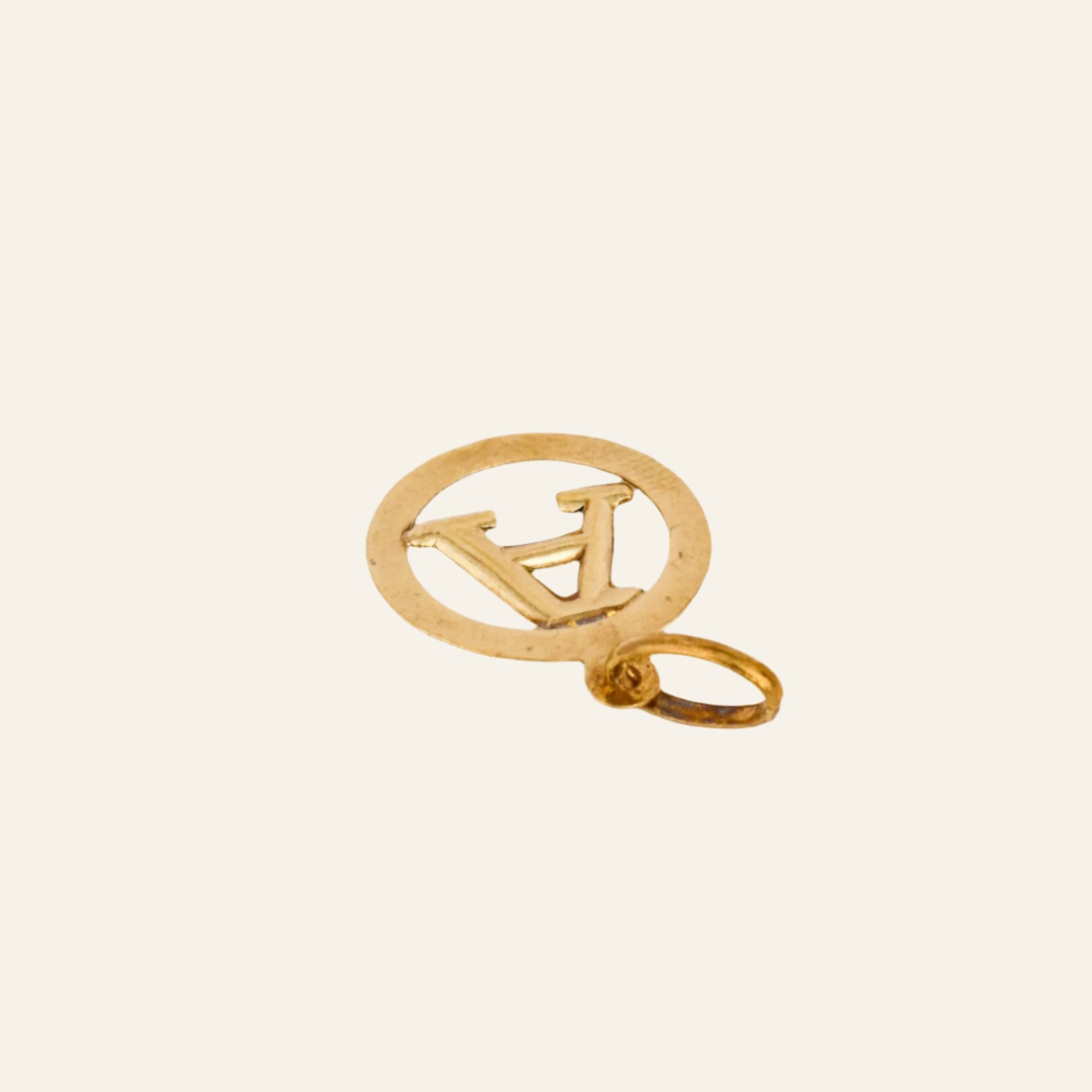 Circular 'A' Charm