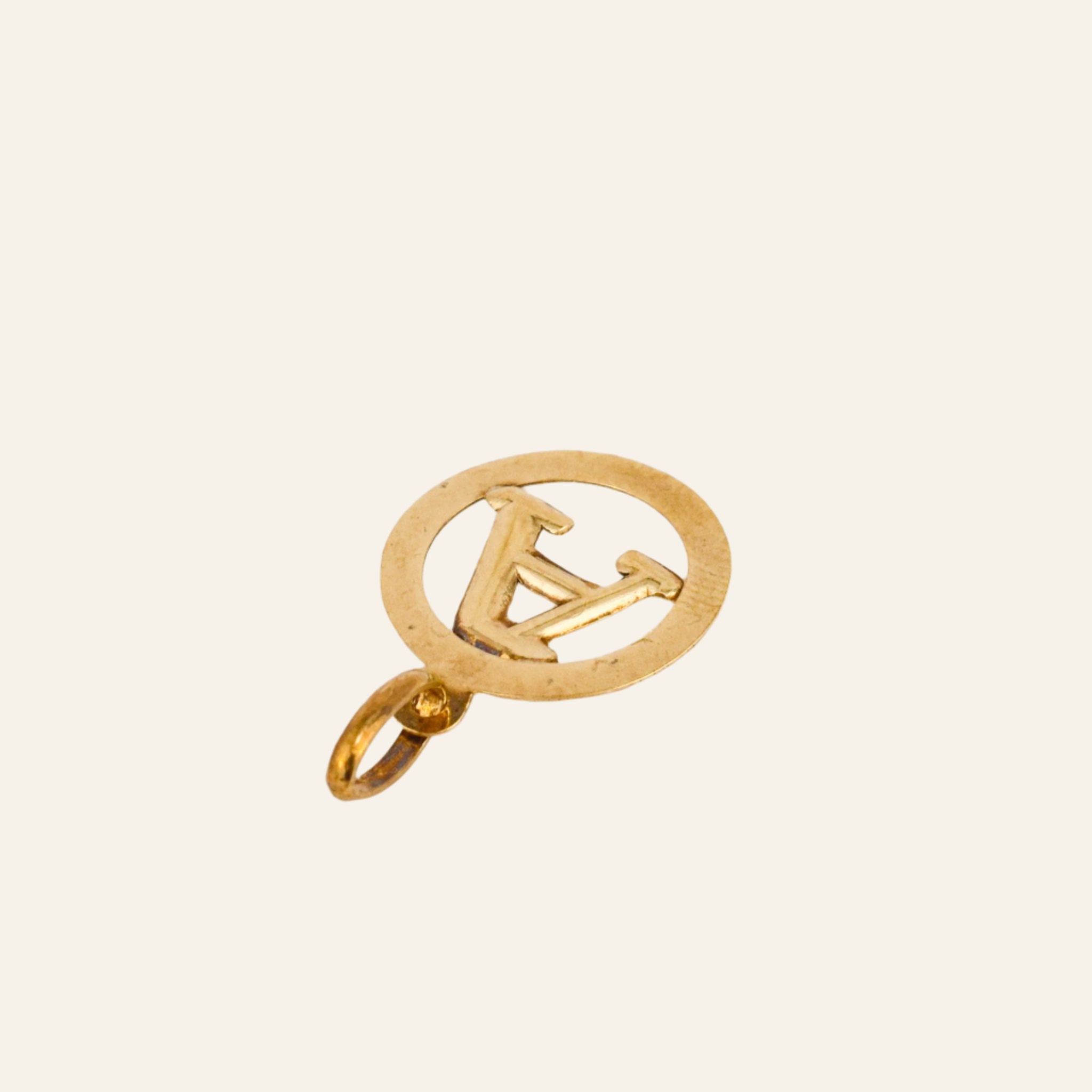 Circular 'A' Charm