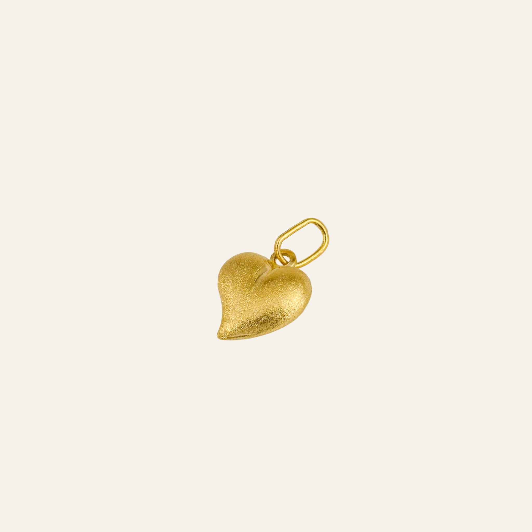 Satin Heart Charm