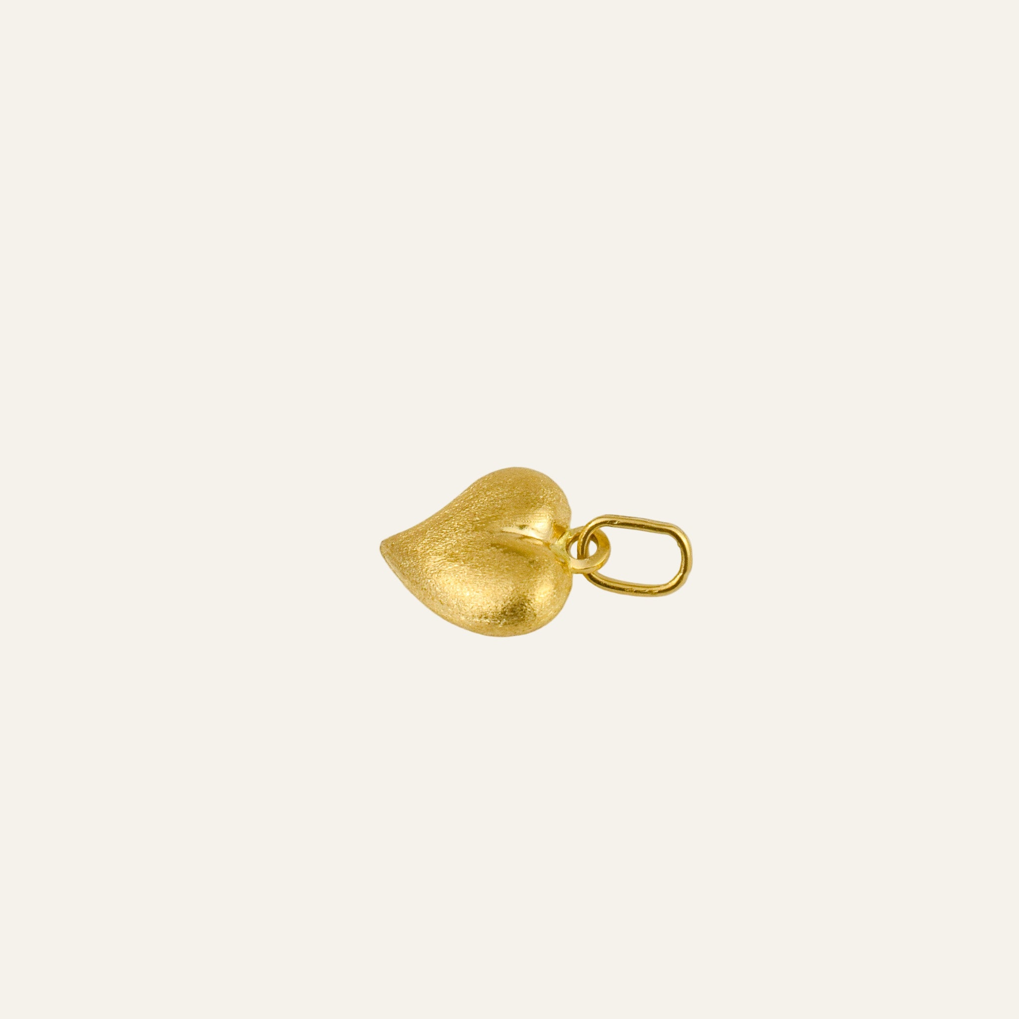 Satin Heart Charm