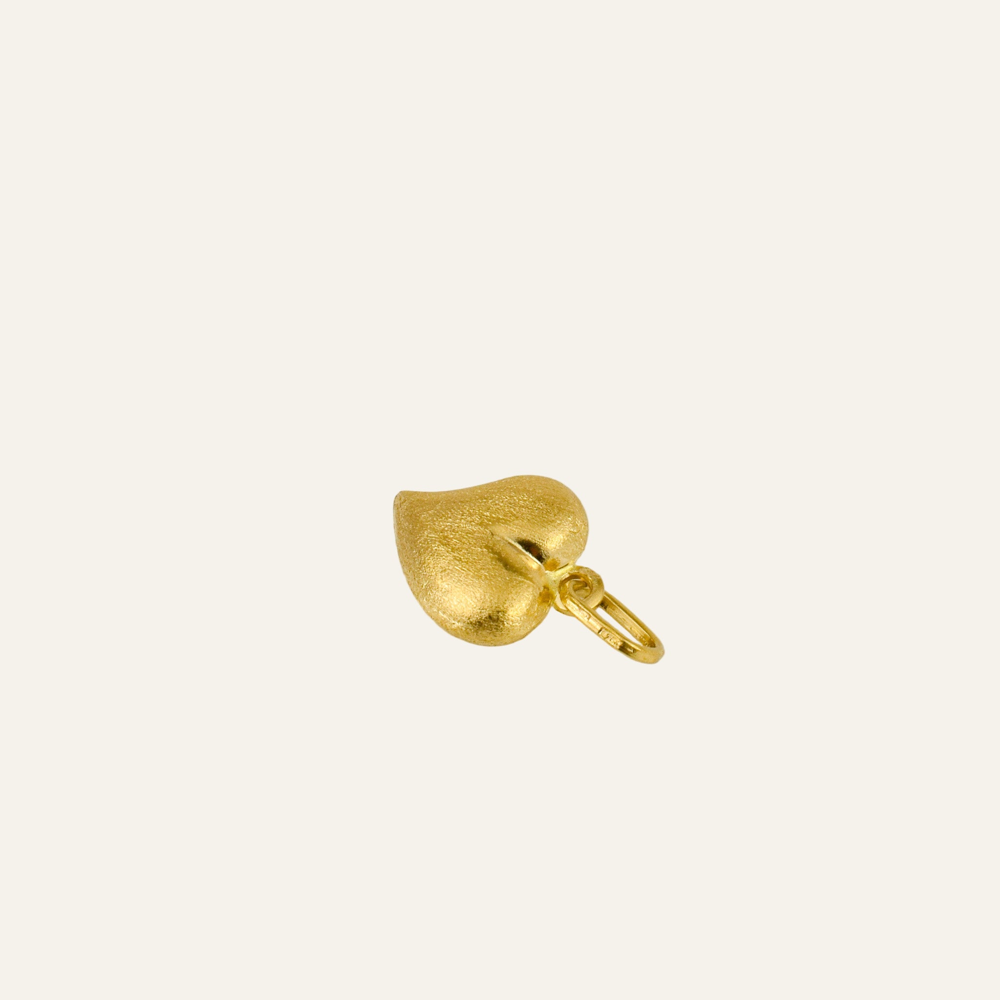 Satin Heart Charm
