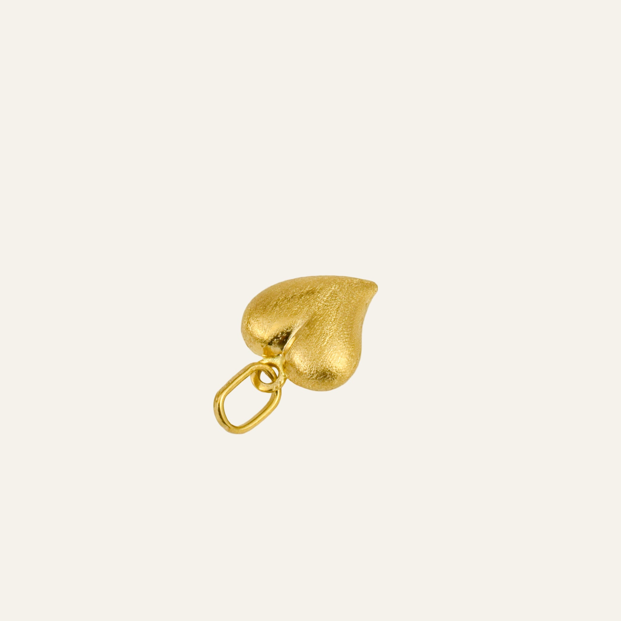 Satin Heart Charm