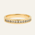 13 Diamond Channel Set Band