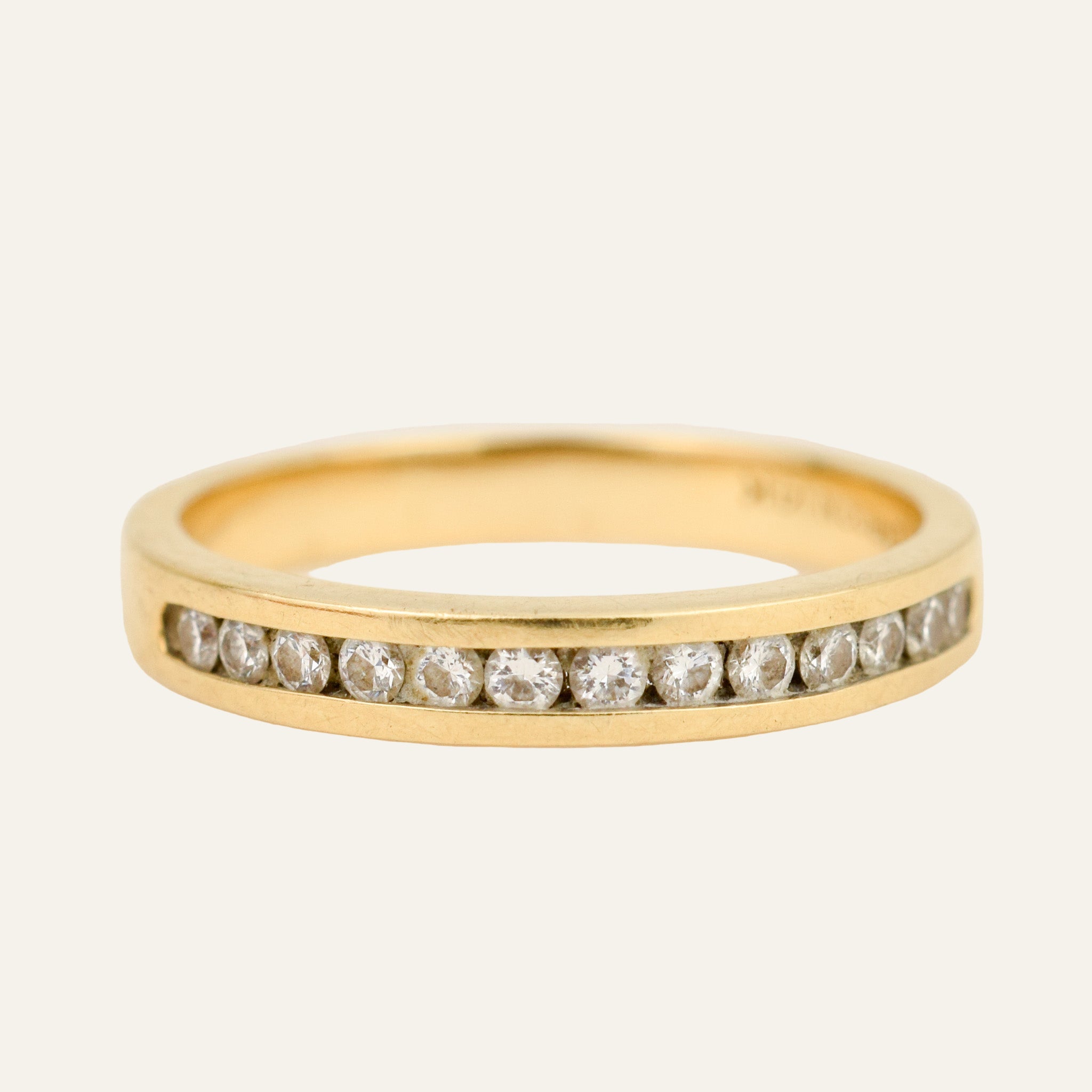 13 Diamond Channel Set Band