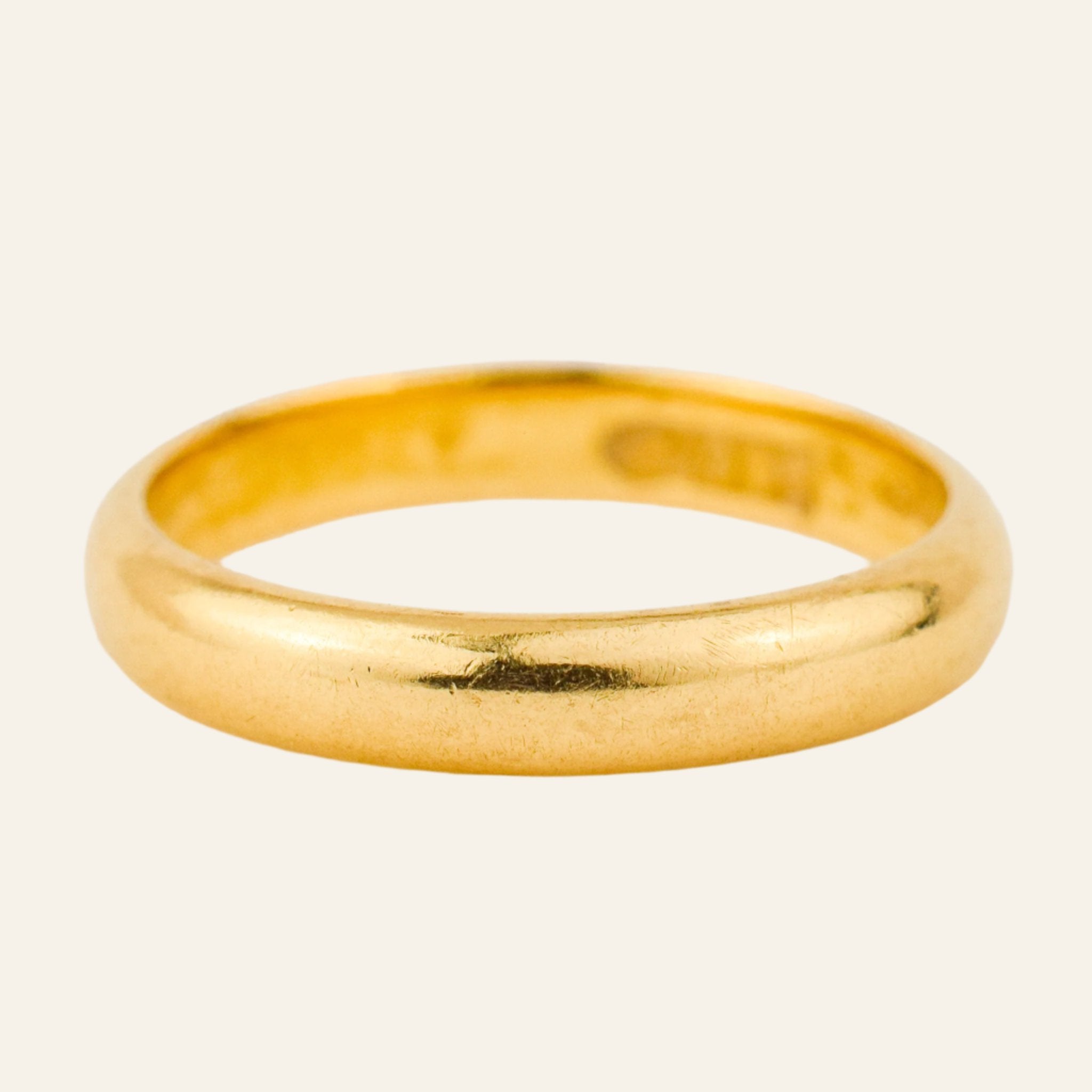 antique 22k gold wedding band