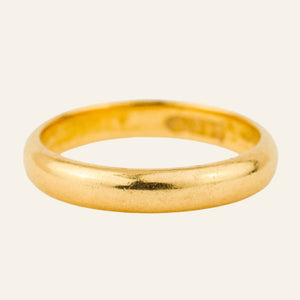 antique 22k gold wedding band