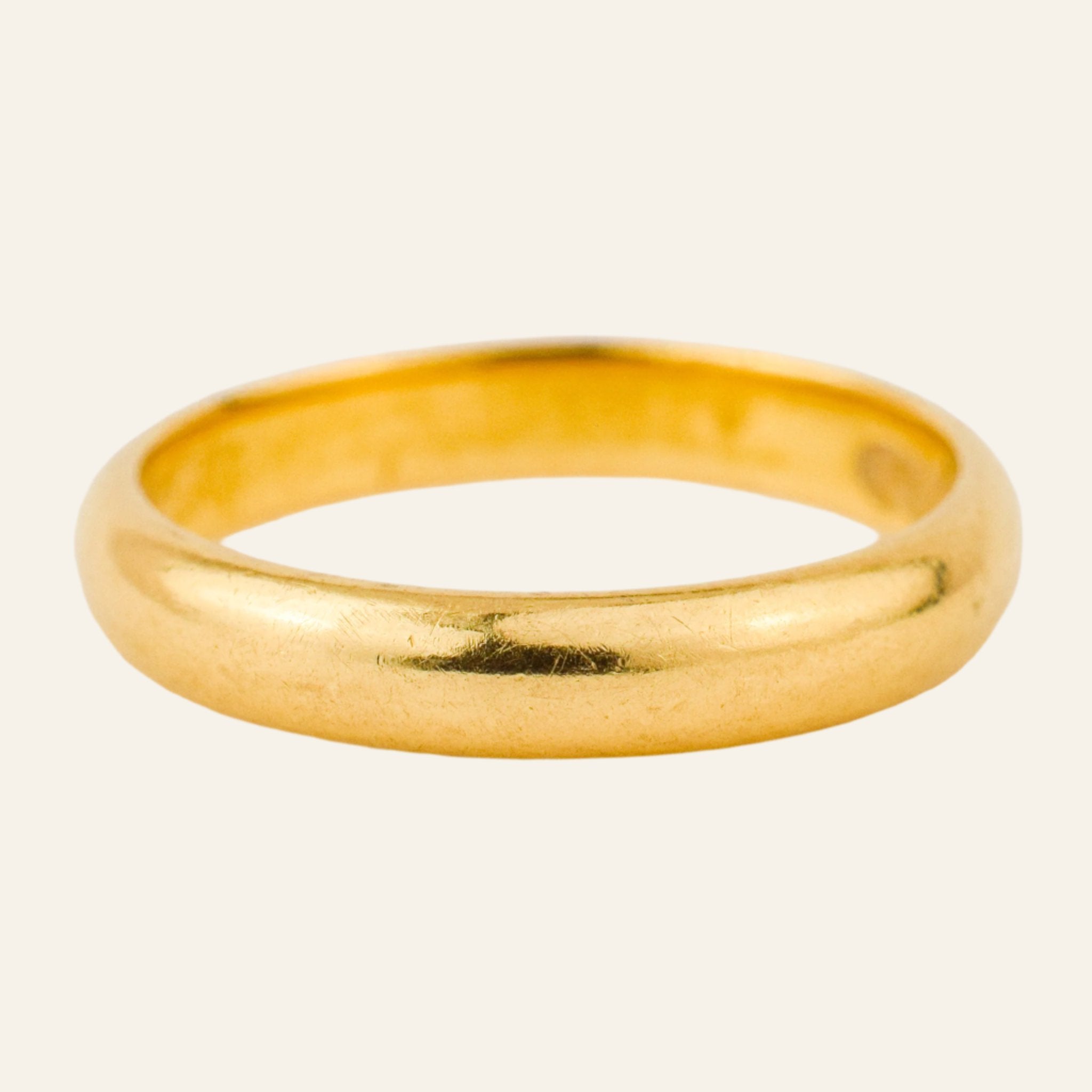 antique 22k gold wedding band