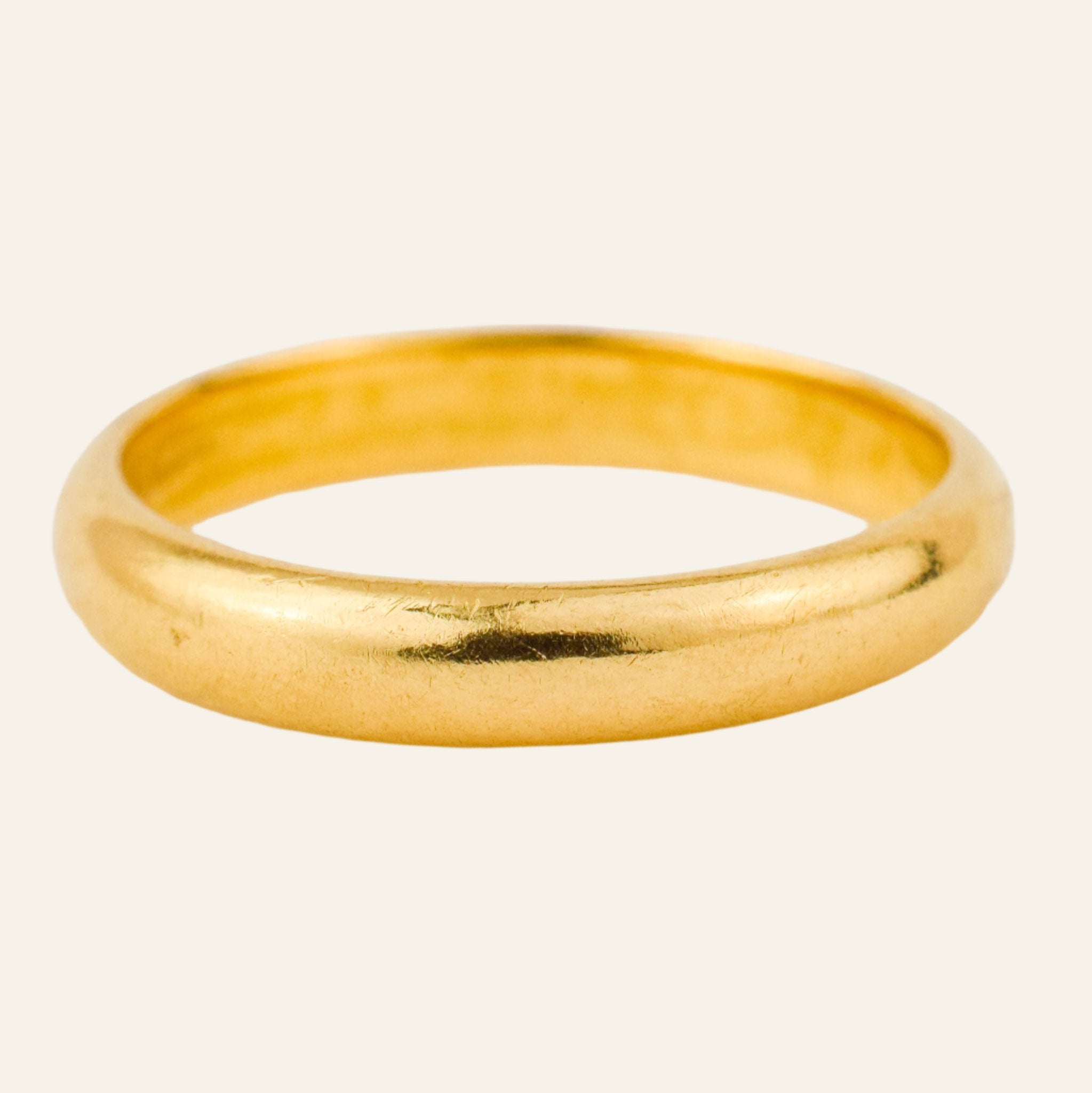 antique 22k gold wedding band