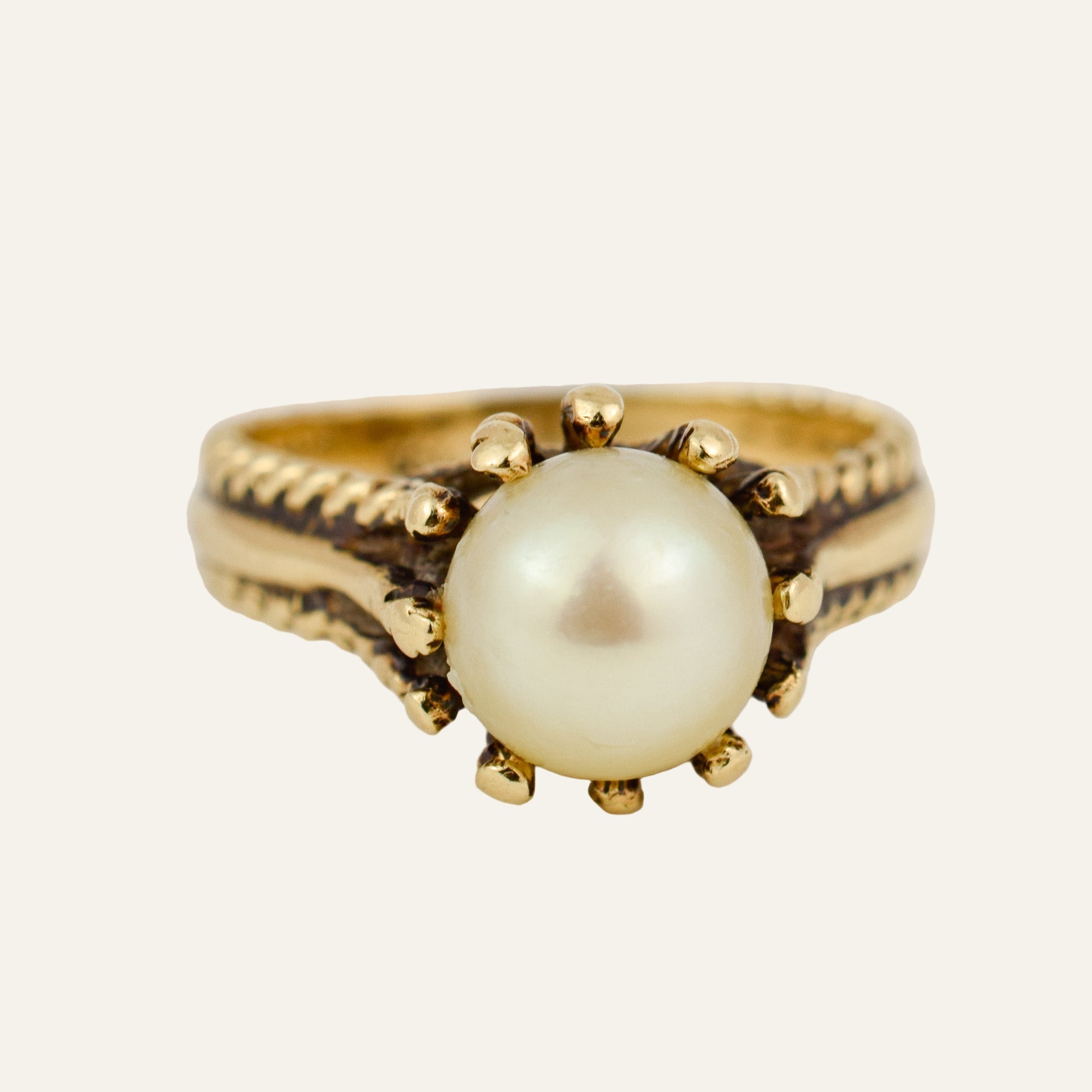 Gothic Pearl Ring