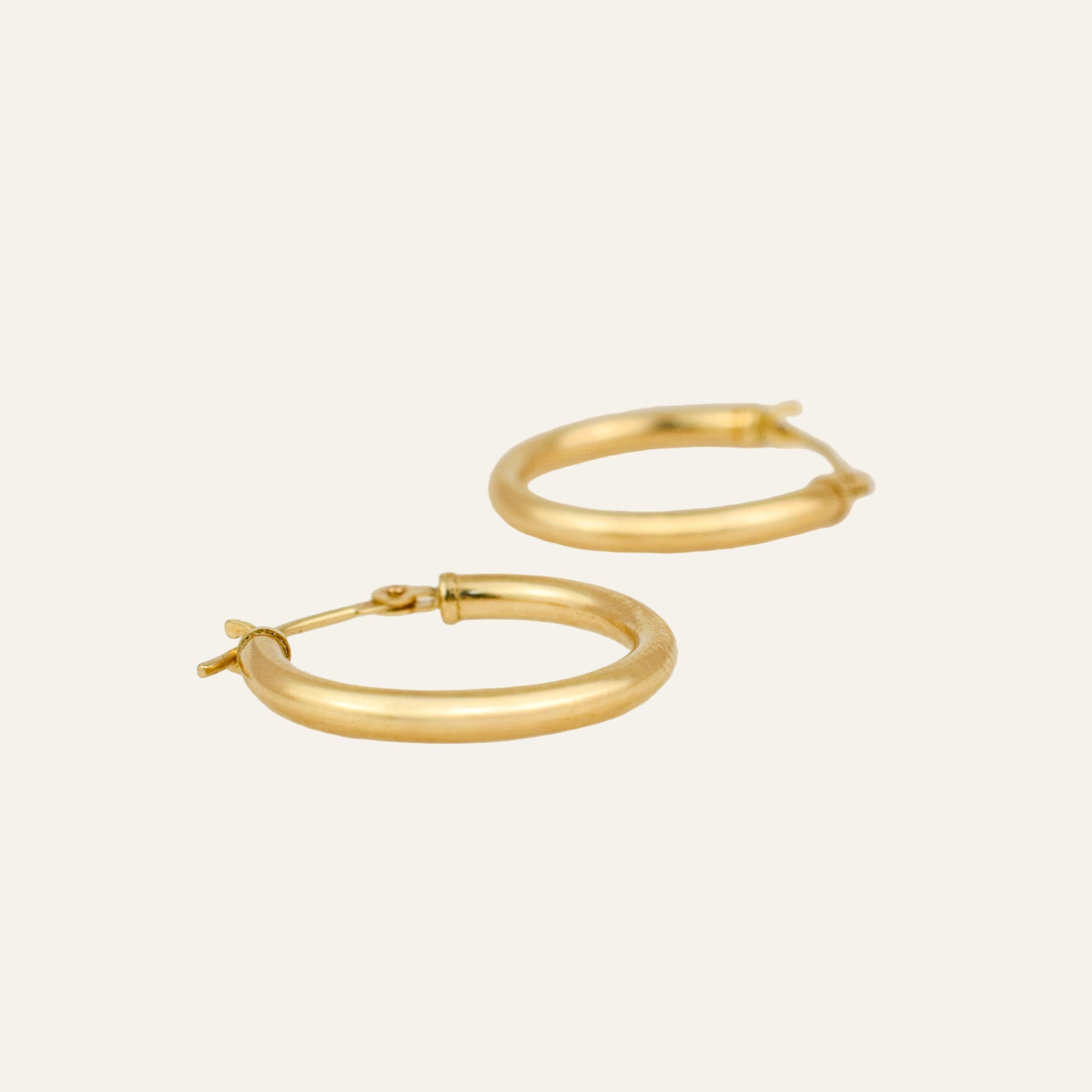 17mm Classic Gold Hoops