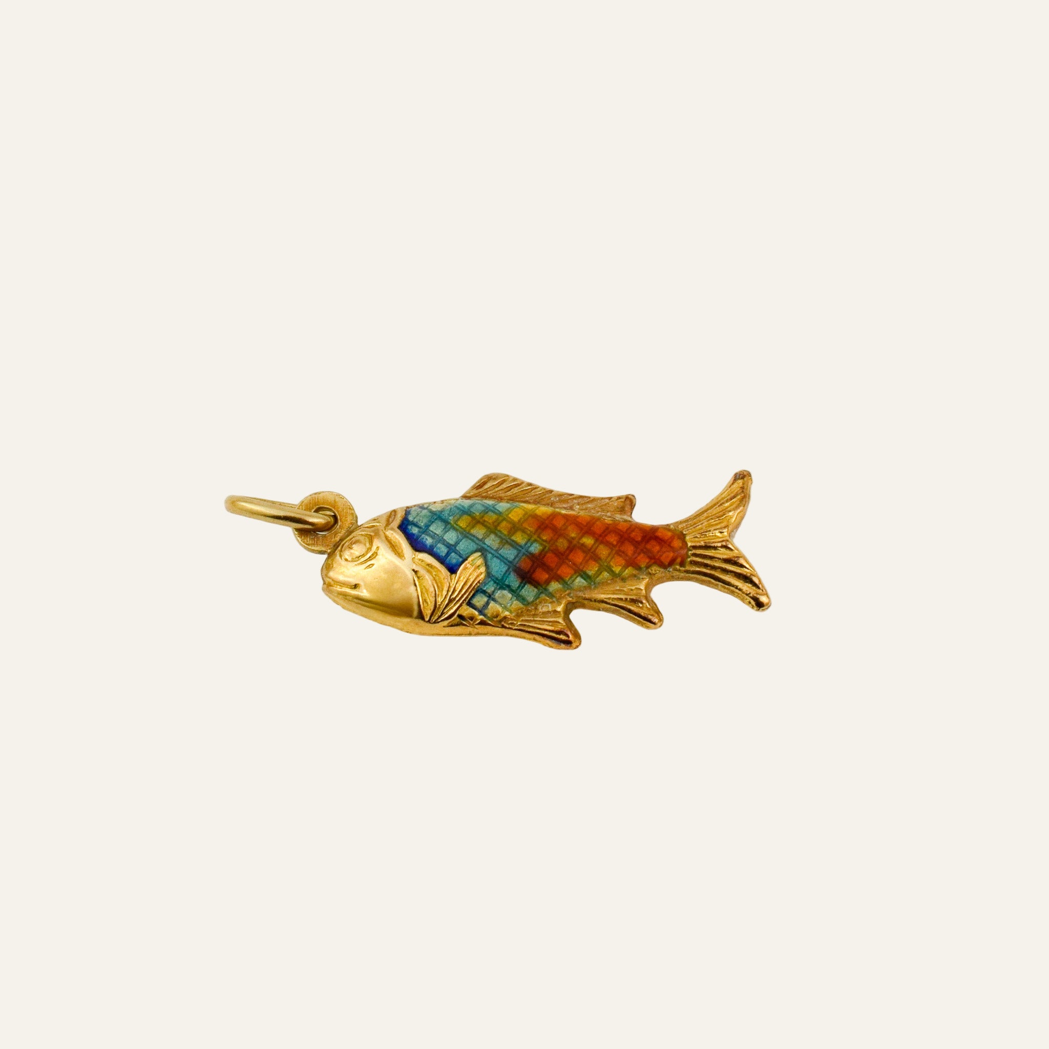 Enamel Fish Pendant