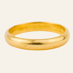 antique 22k gold wedding band