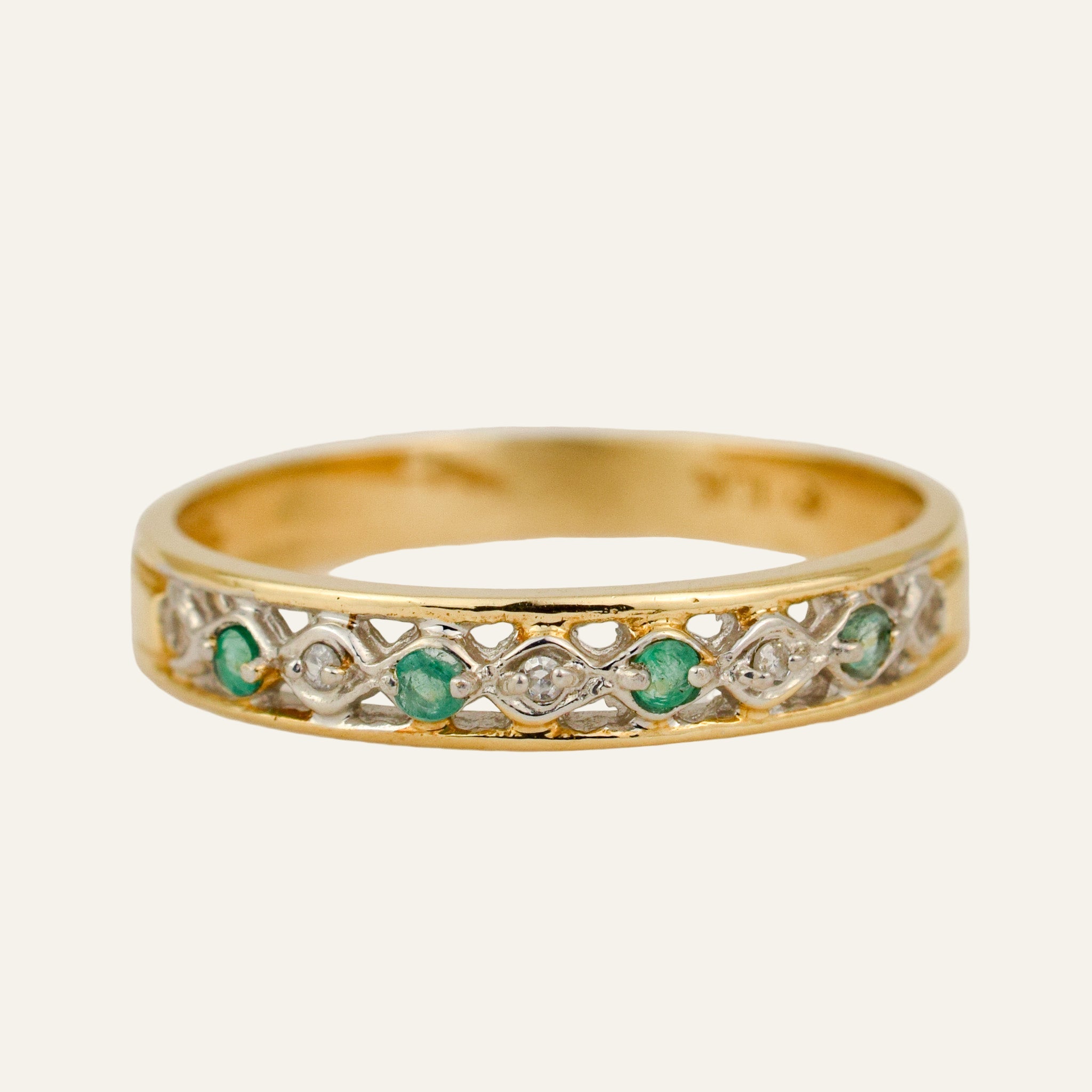 Emerald and Diamond Band