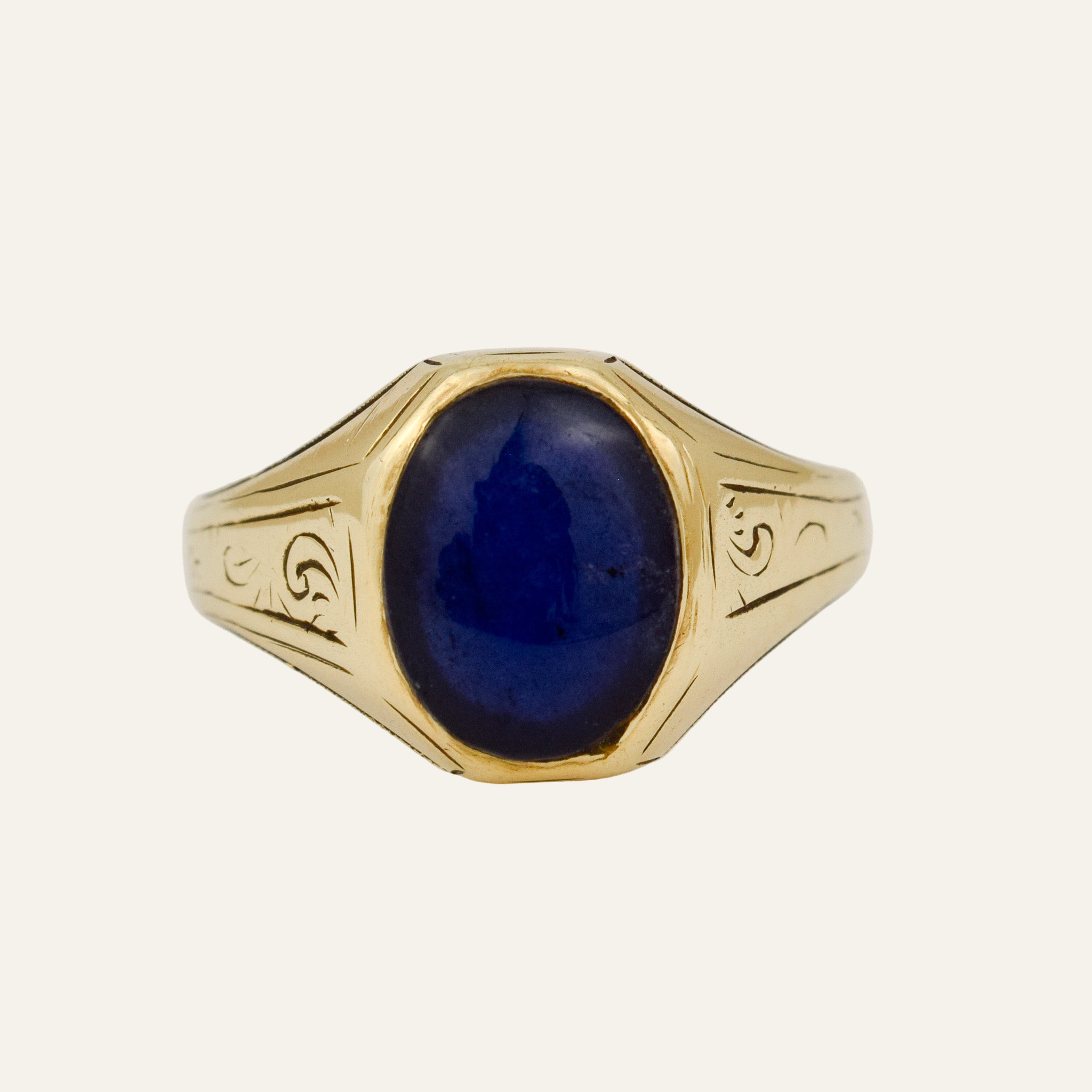 Lapis Signet Ring