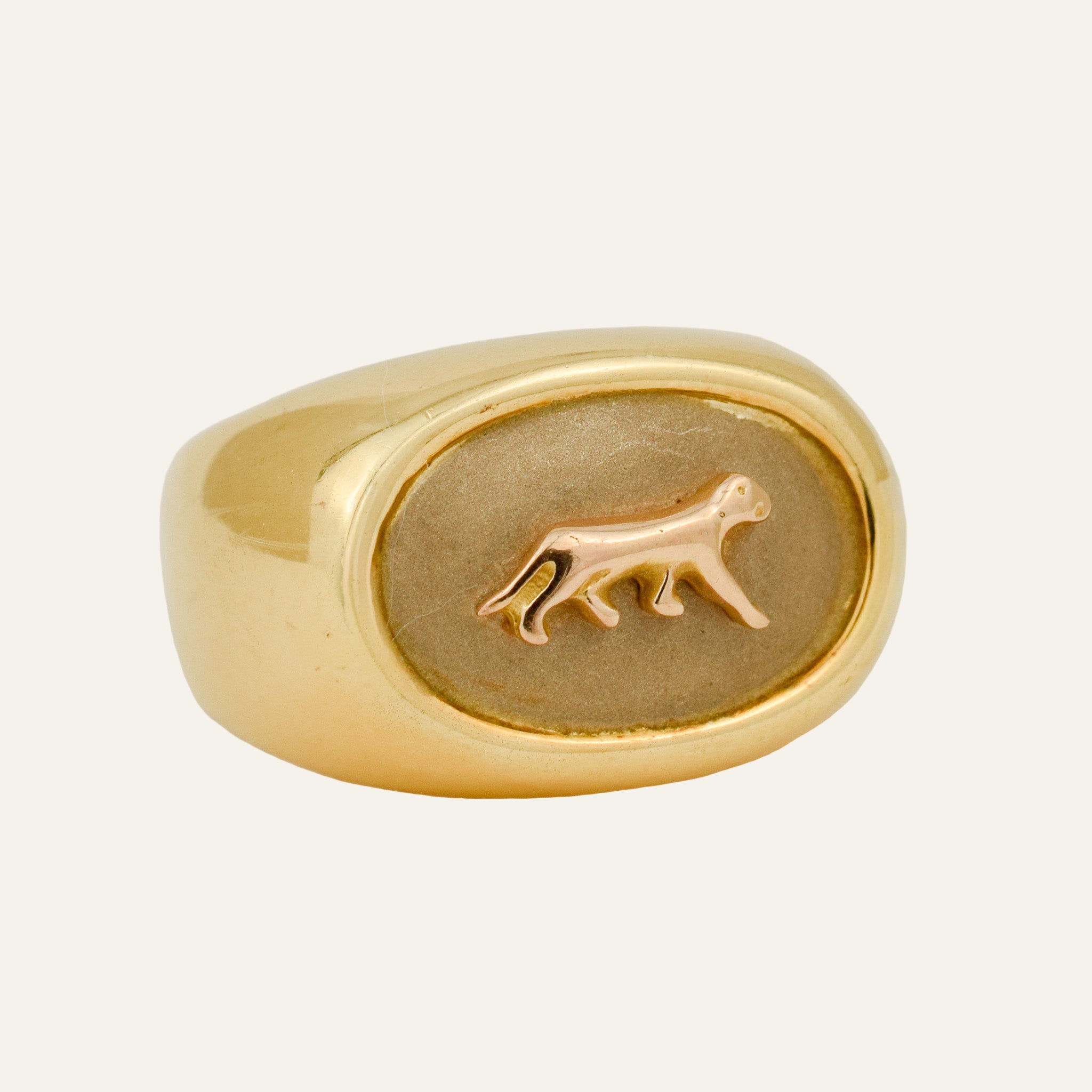 Panther Signet Ring