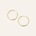 24.8mm Tubular Etched Hoops