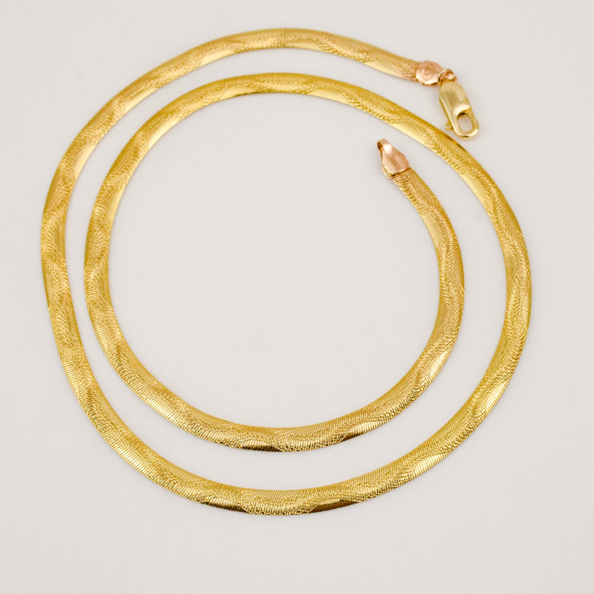 18" Sparkling Herringbone Necklace