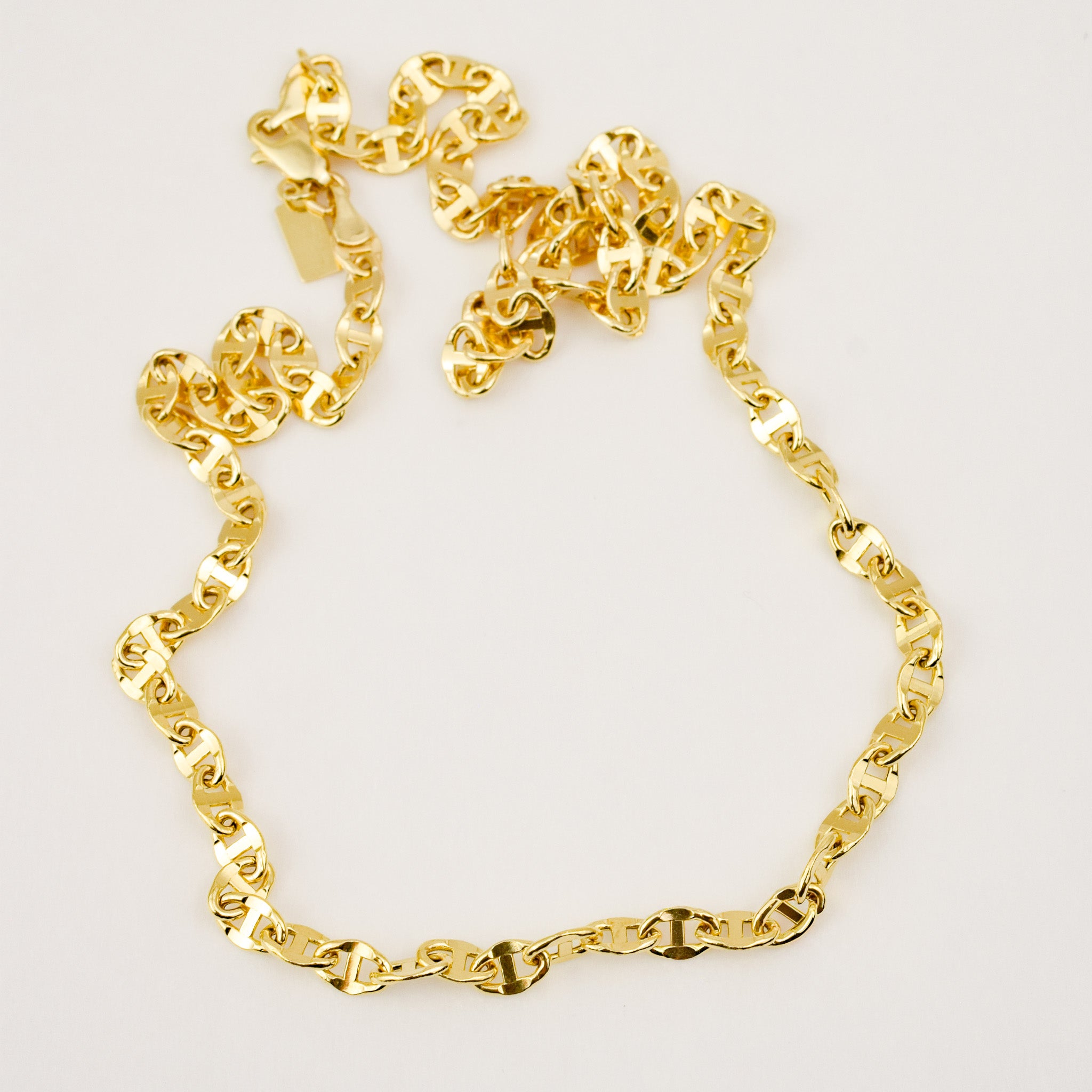 Flat Mariner Link Necklace