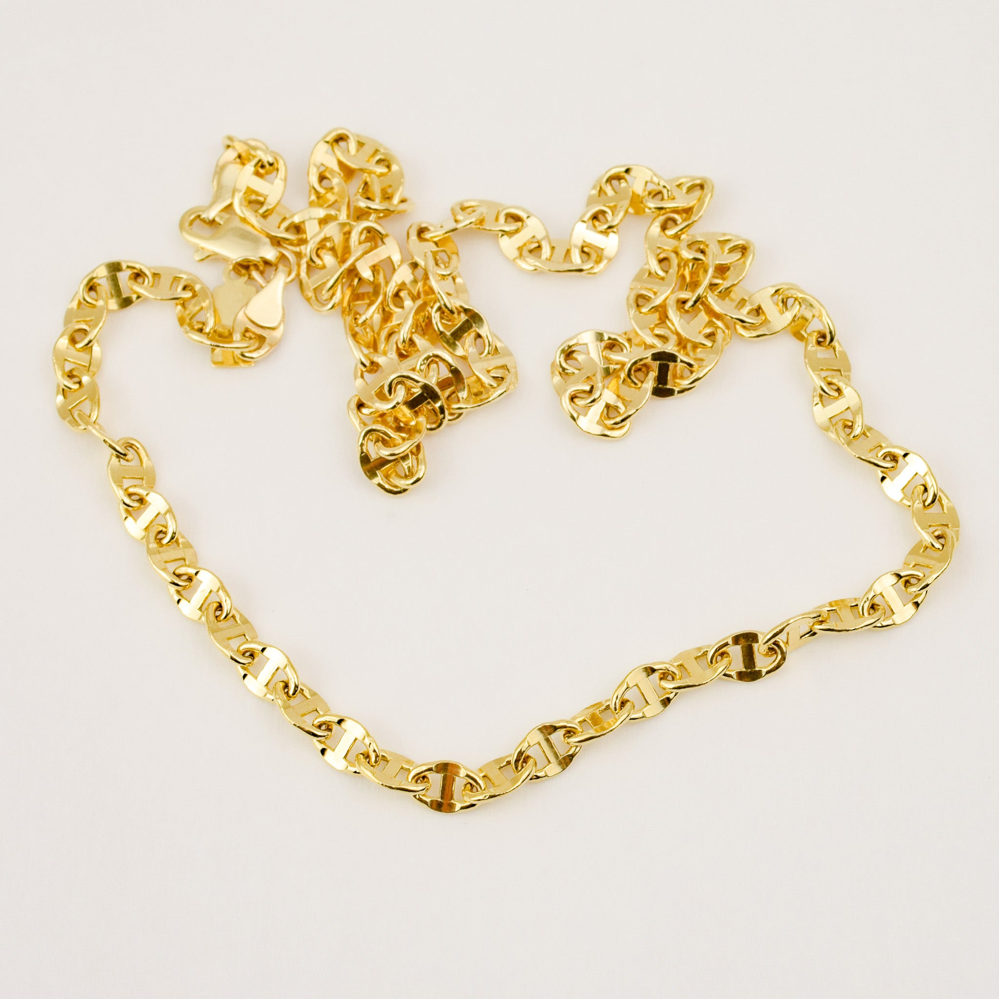 Flat Mariner Link Necklace