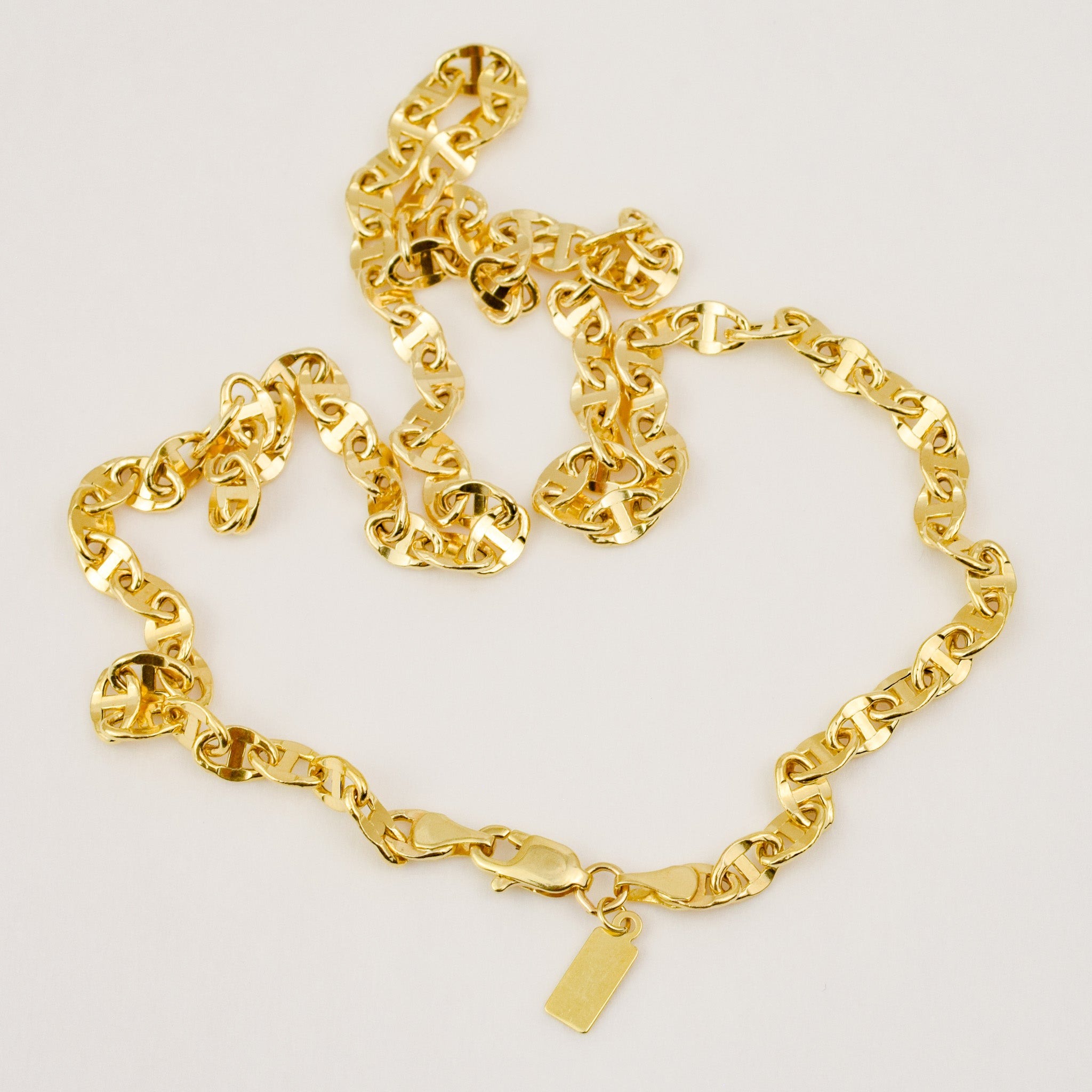 Flat Mariner Link Necklace