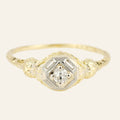antique Art Deco Engagement Ring