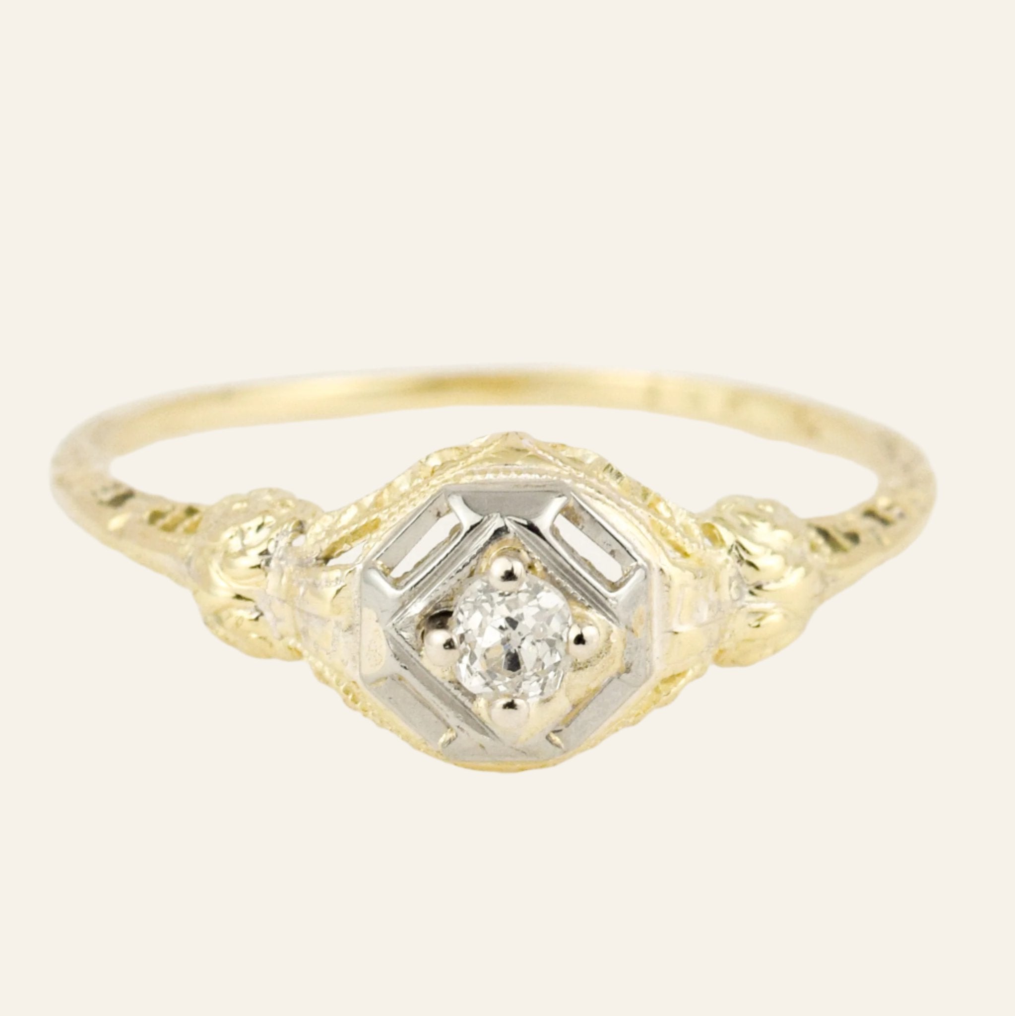 antique Art Deco Engagement Ring