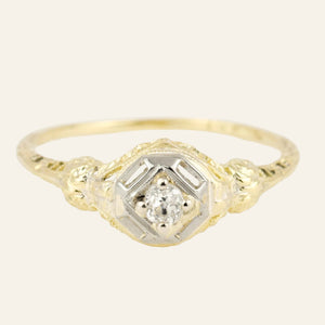 antique Art Deco Engagement Ring