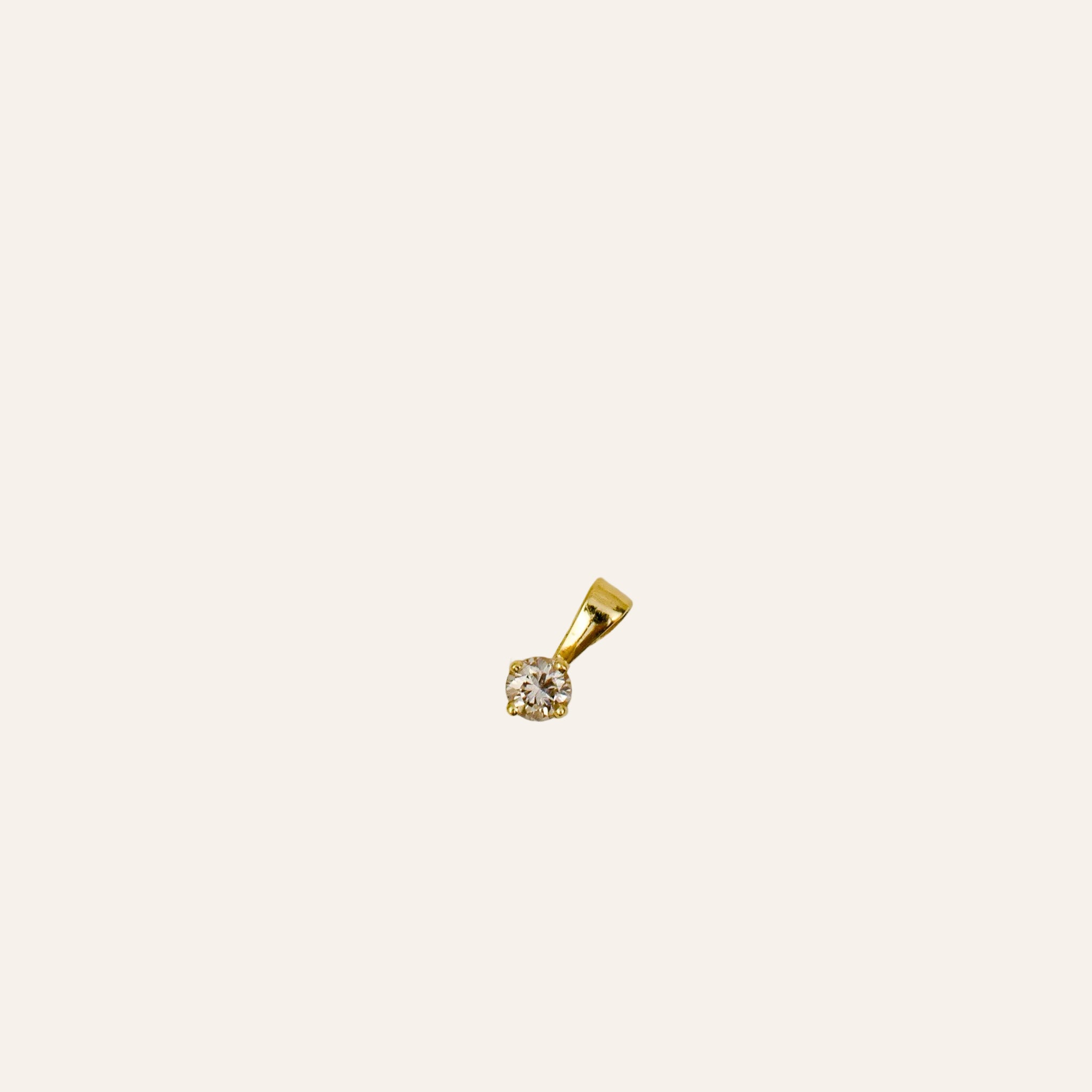 Dainty Diamond Charm