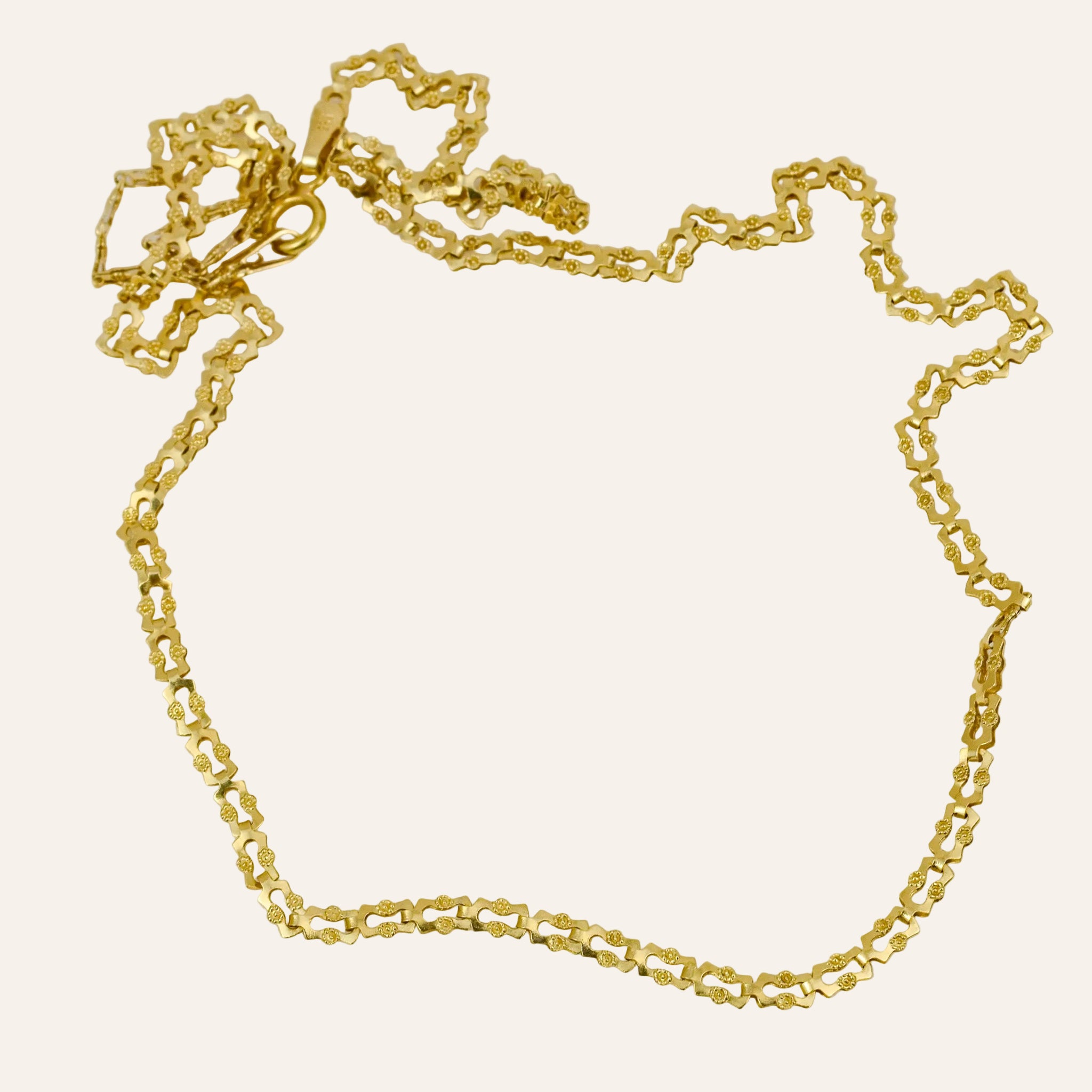 17.5" Forget-Me-Not Gold Chain