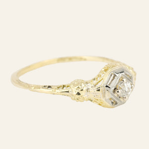 antique Art Deco Engagement Ring