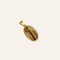 Bezel Set Dendritic Agate Pendant