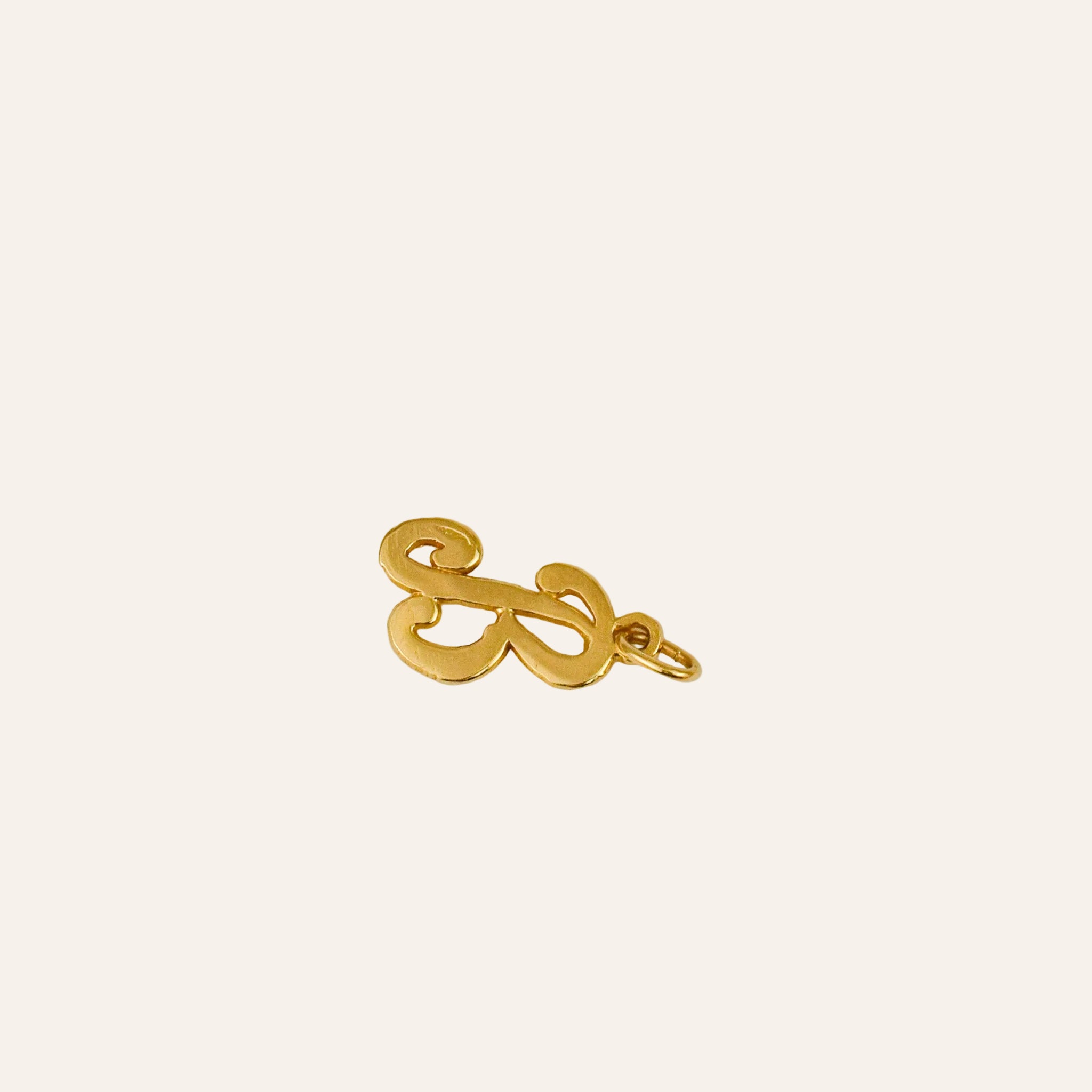 Cursive 'B' Charm