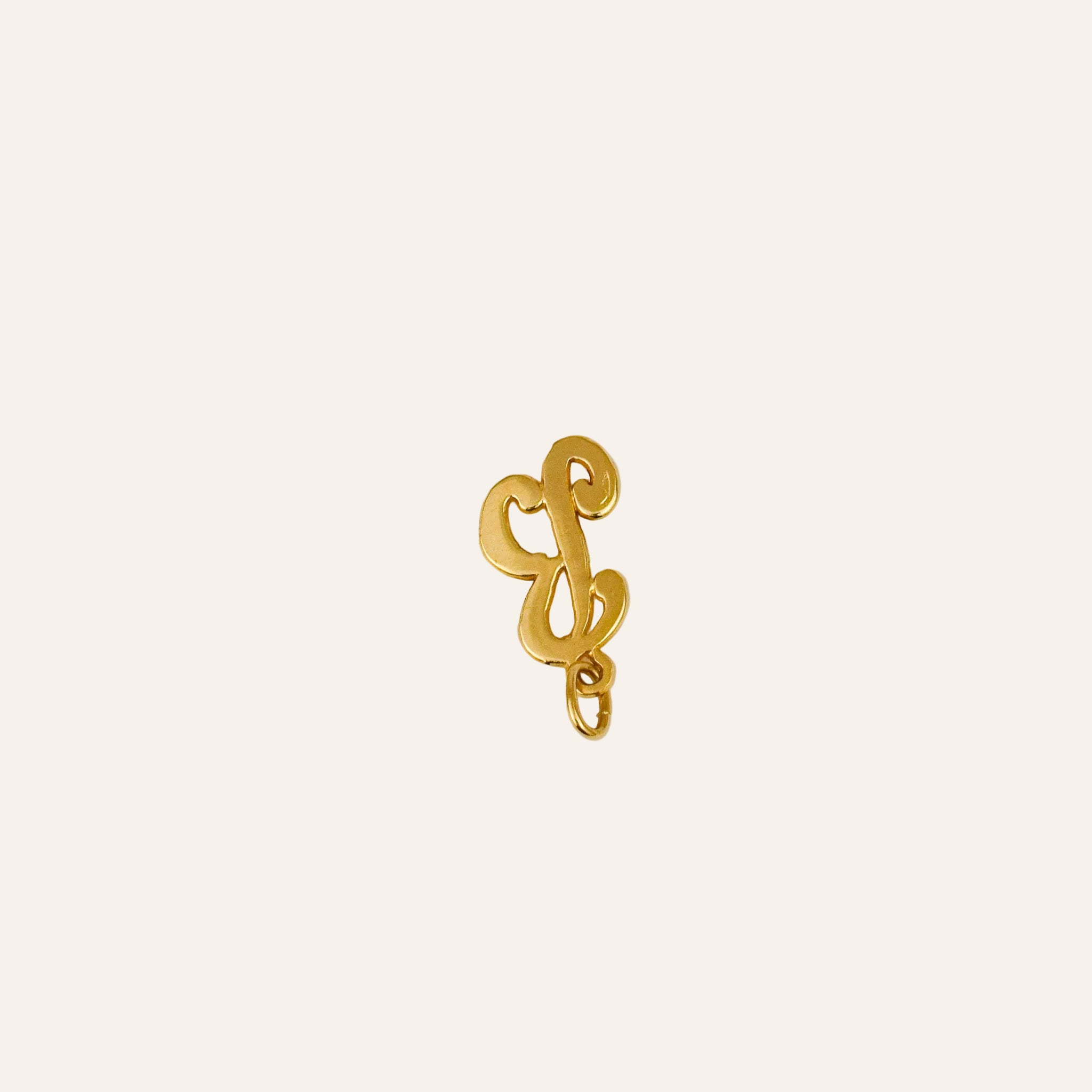 Cursive 'B' Charm
