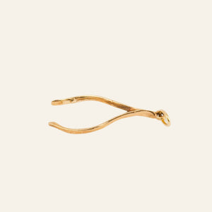 vintage Wishbone Charm