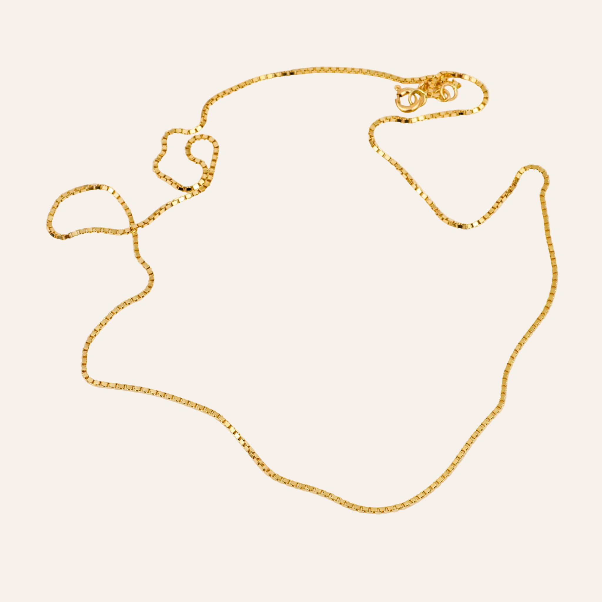 18" Box Chain Necklace