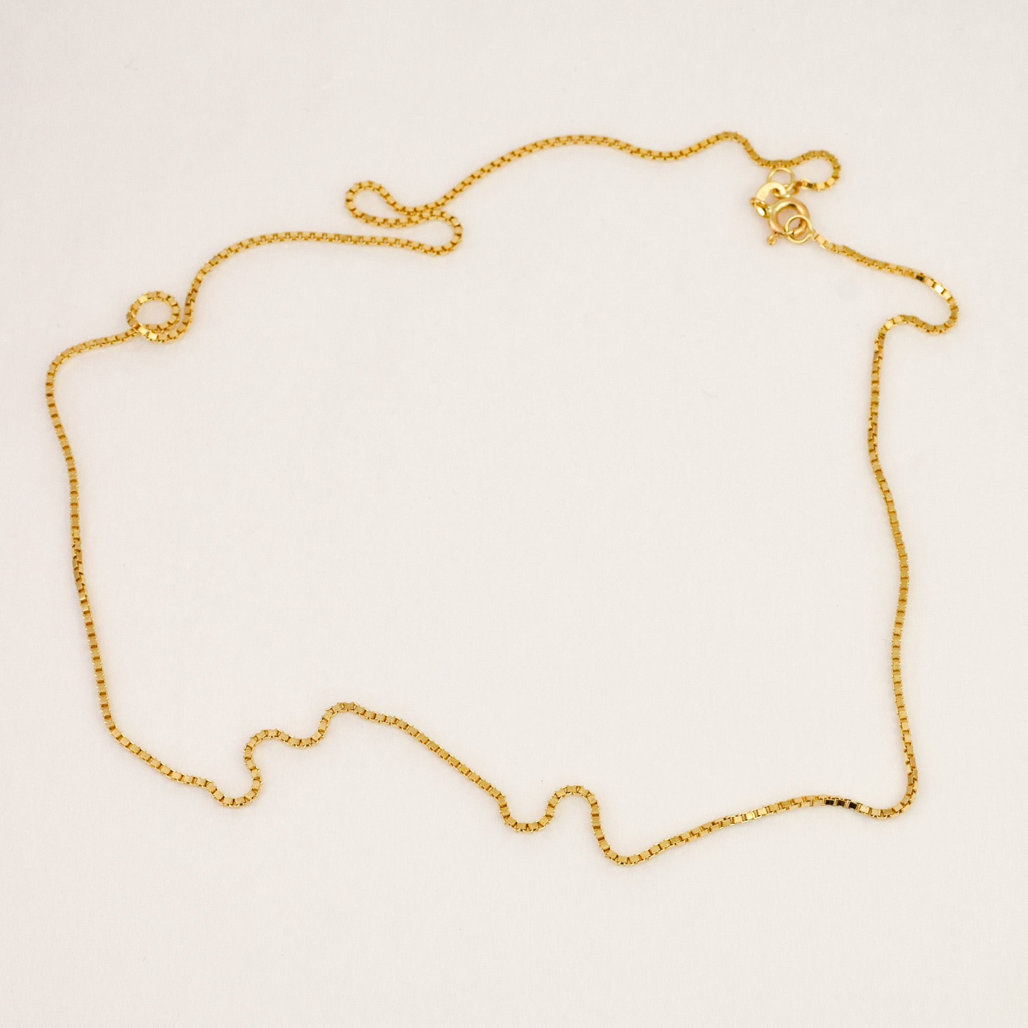 18" Box Chain Necklace