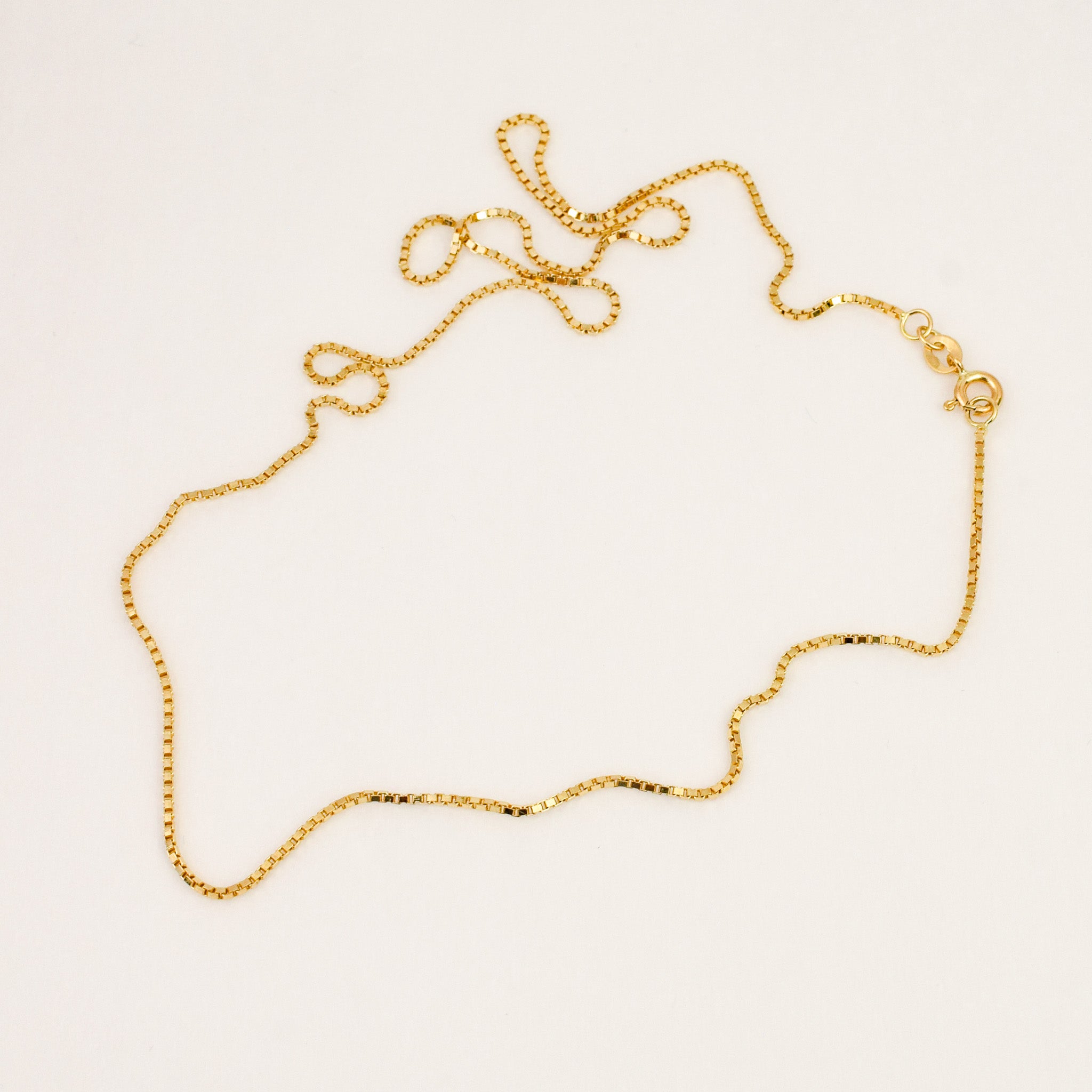18" Box Chain Necklace