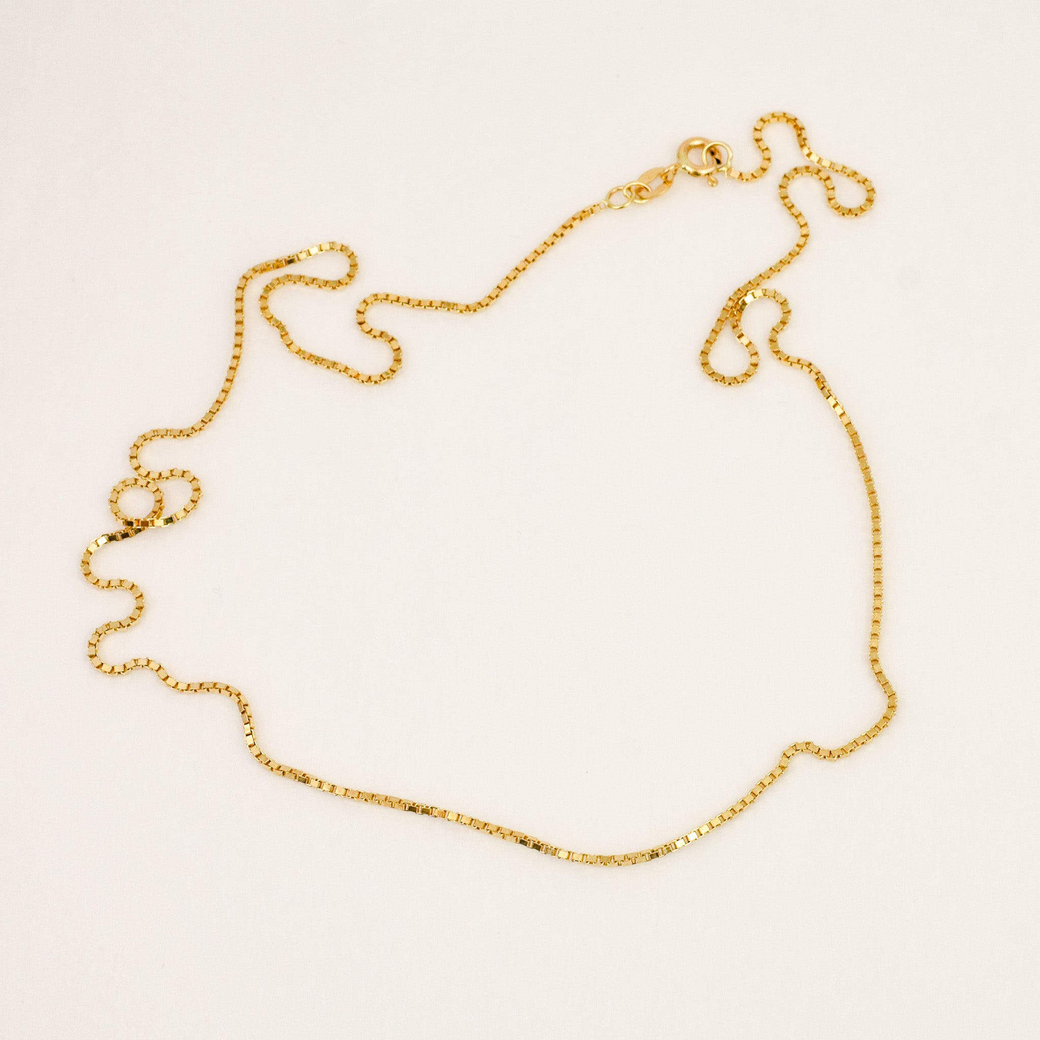 18" Box Chain Necklace