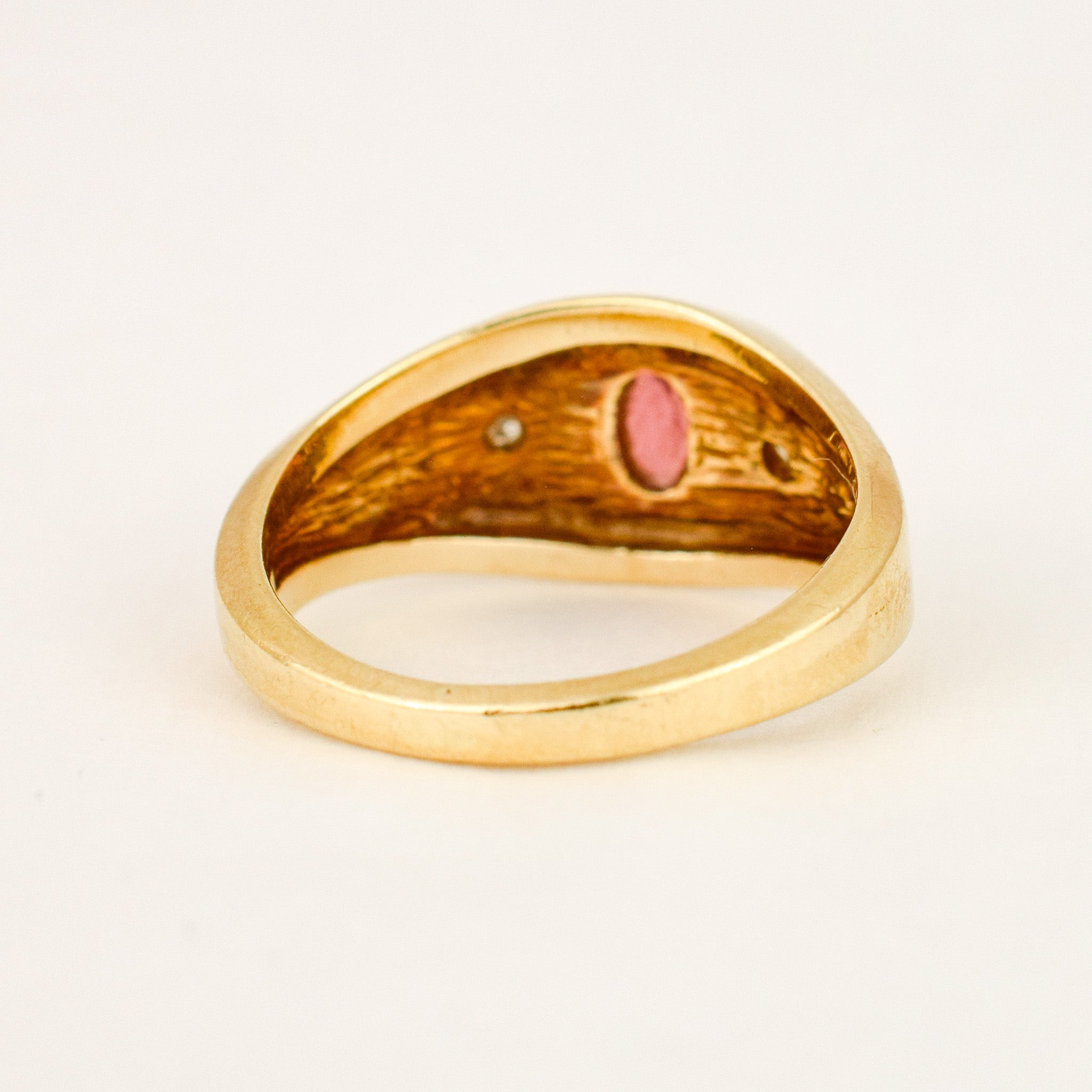Garnet and Diamond Ring