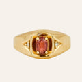 Garnet and Diamond Ring