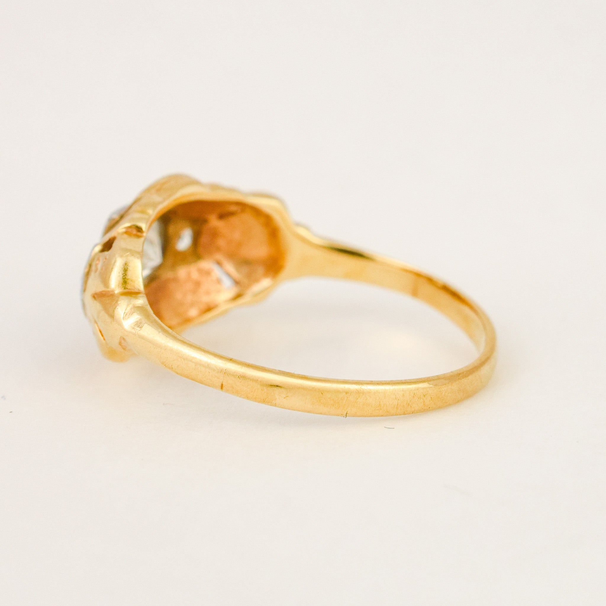Diamond Star & Square Ring