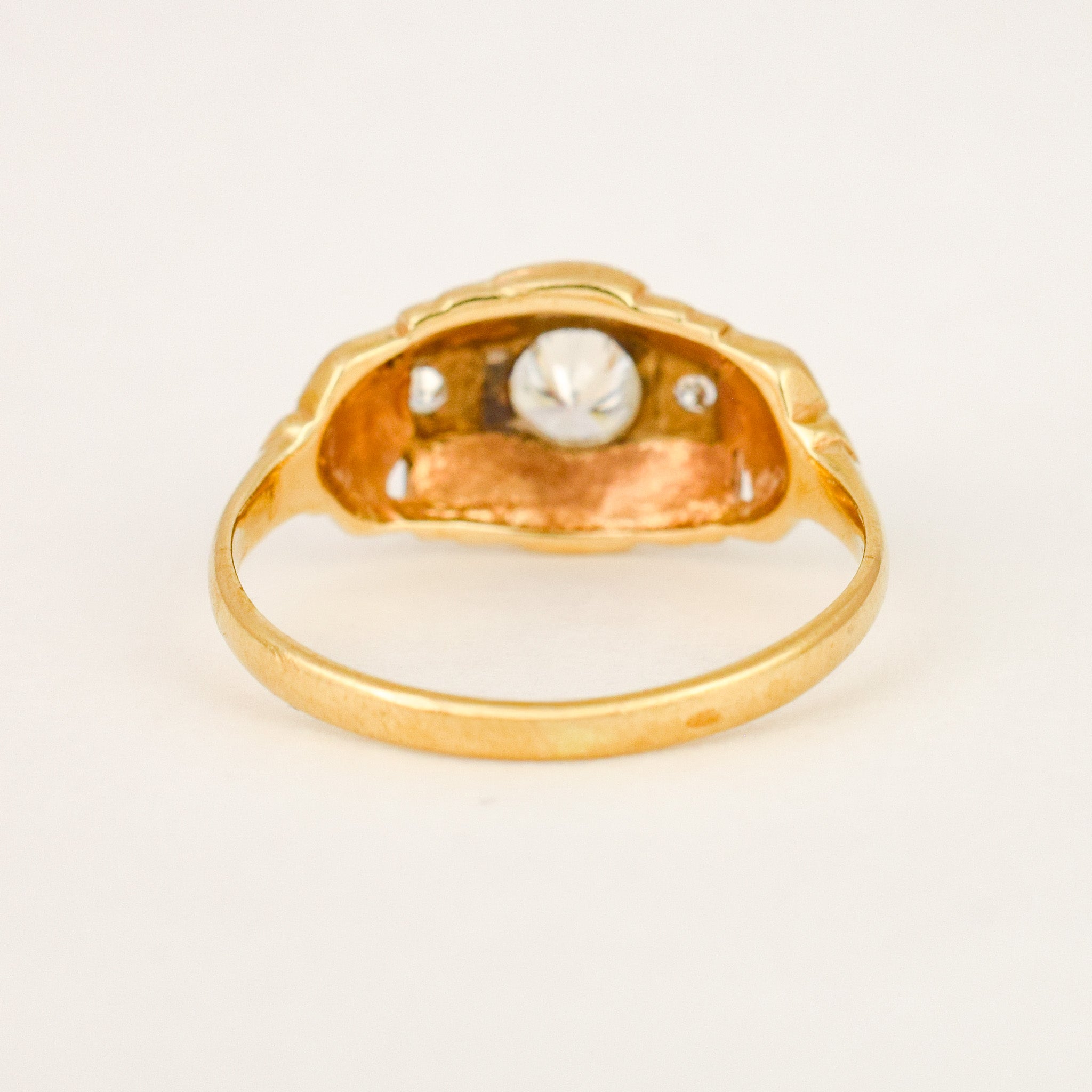 Diamond Star & Square Ring
