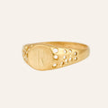 'R' Signet Ring
