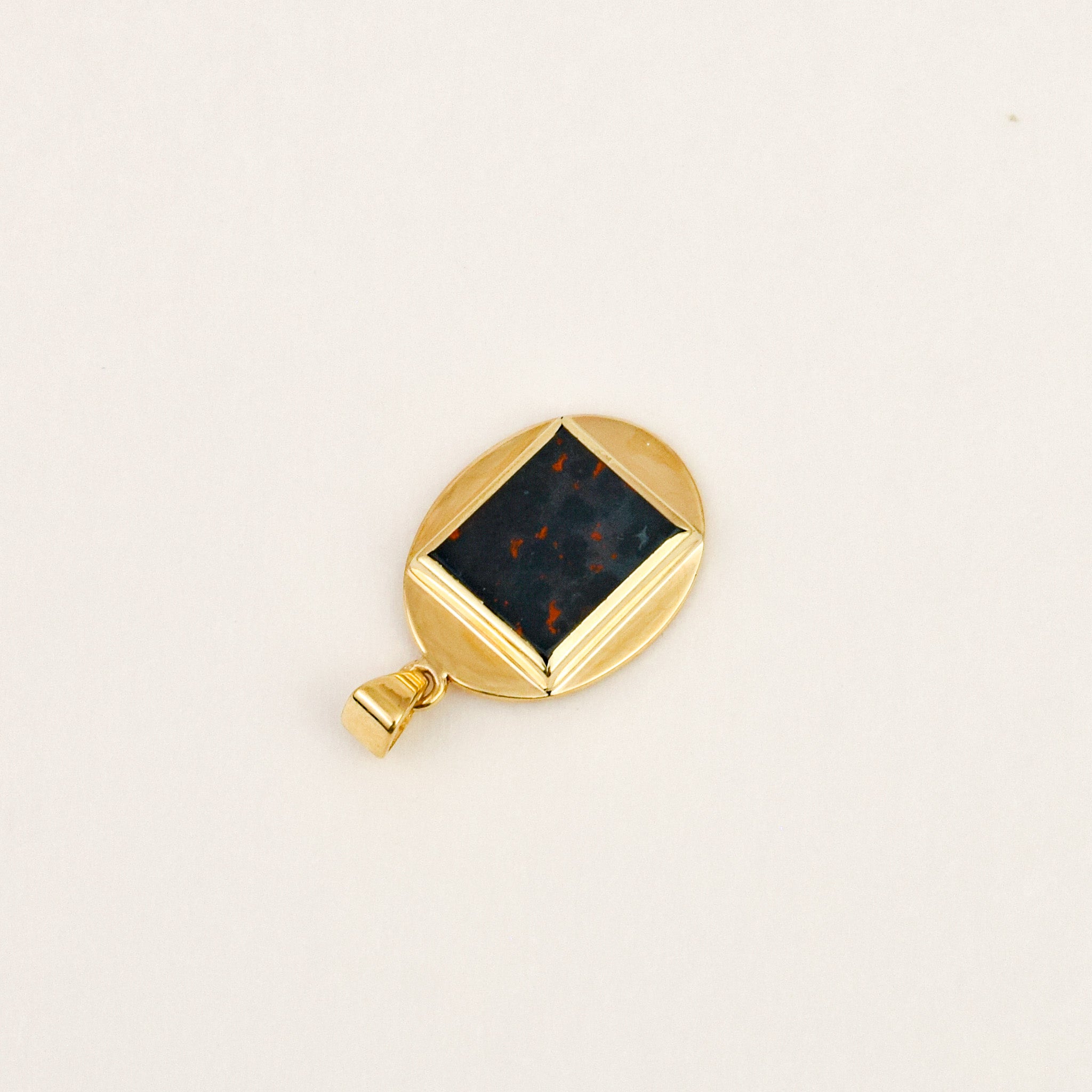 Bloodstone Conversion Pendant