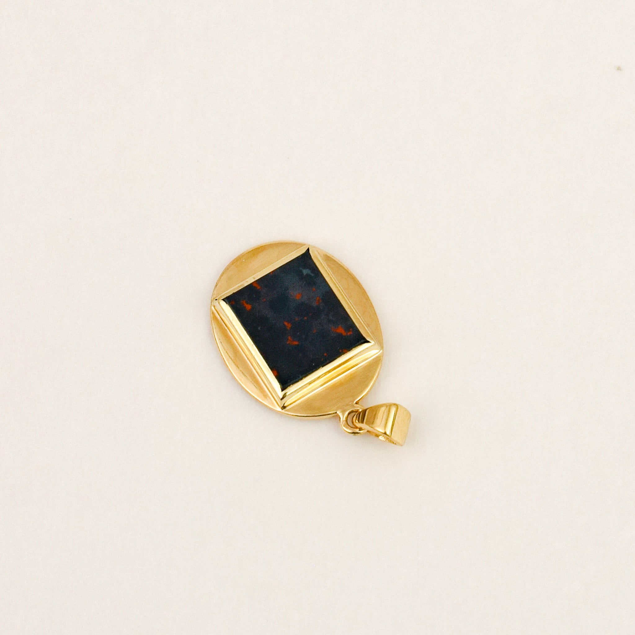 Bloodstone Conversion Pendant