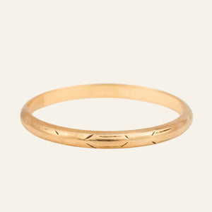 1.7 mm Dainty Gold Band