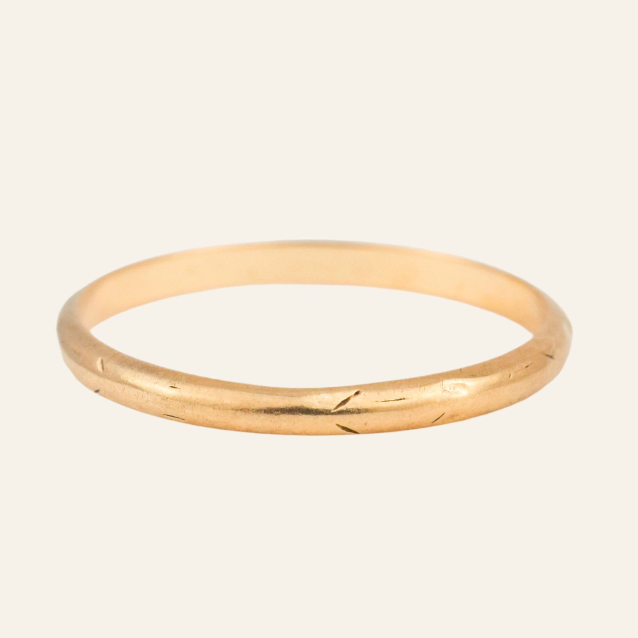 1.7 mm Dainty Gold Band