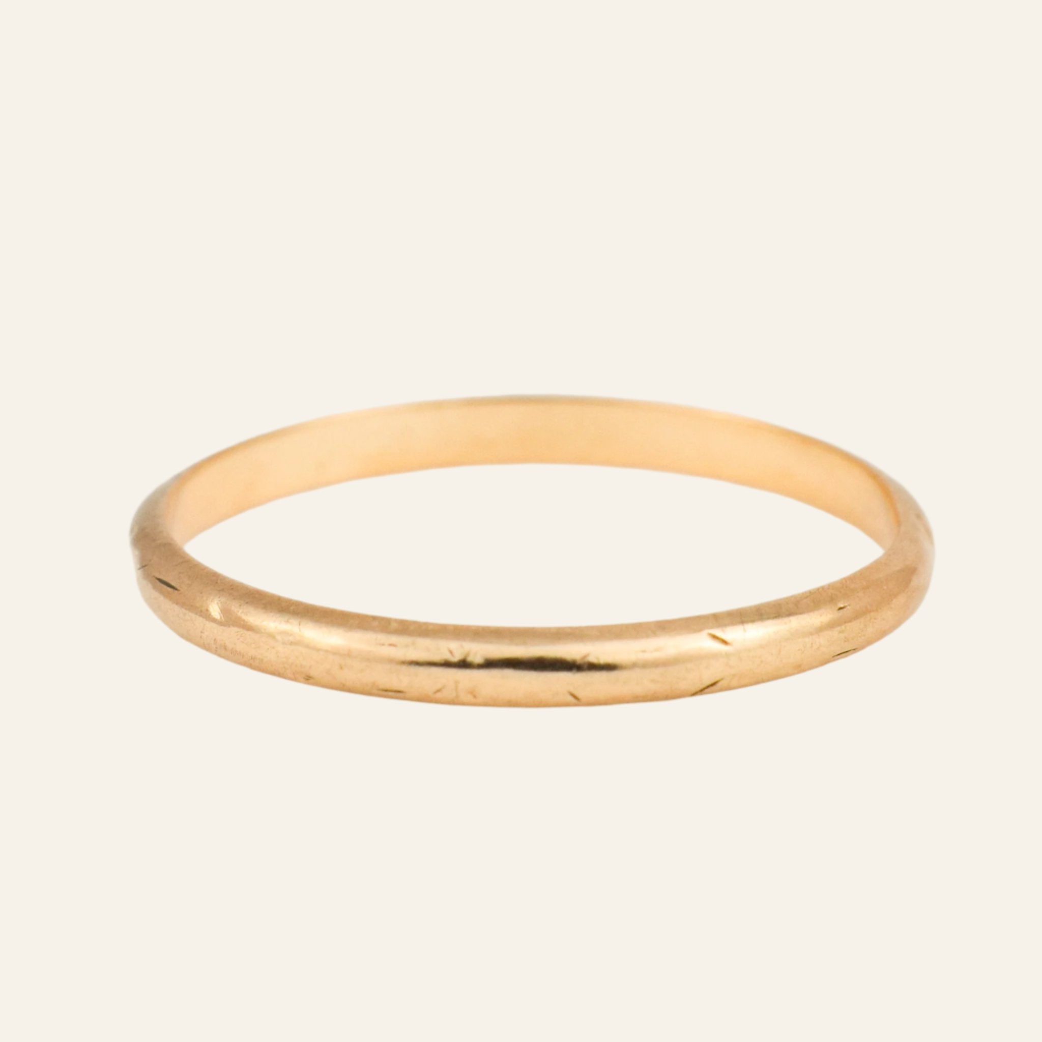 1.7 mm Dainty Gold Band