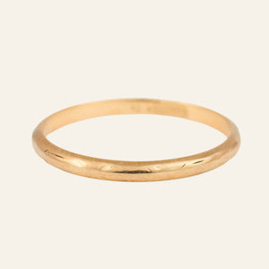 1.7 mm Dainty Gold Band